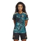 Teal - adidas - Germany Authentic Away Shirt 2023 Womens - 7