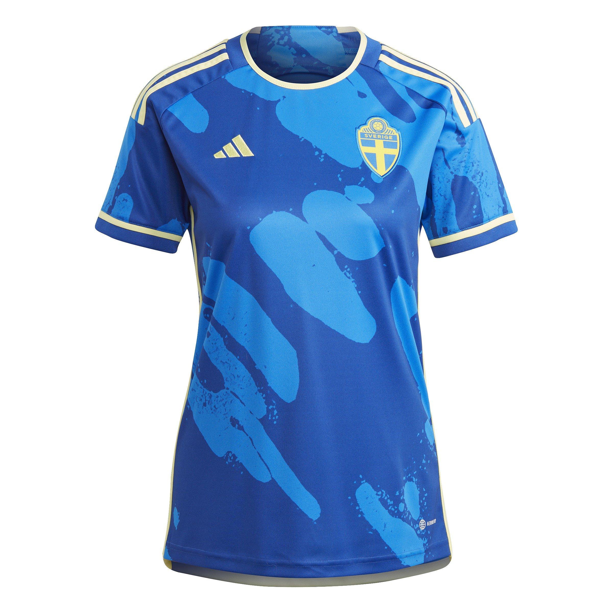 Blue - adidas - Sweden Away Shirt 2023 Womens - 1