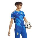 Blau - adidas - Sweden Away Shirt 2023 Womens - 4