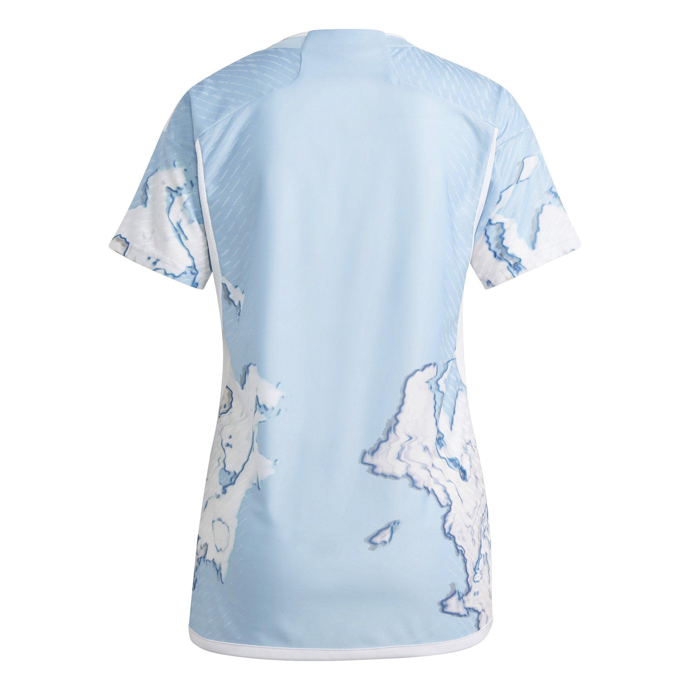 Blue - adidas - Belgium Authentic Away Shirt 2023 Womens - 11