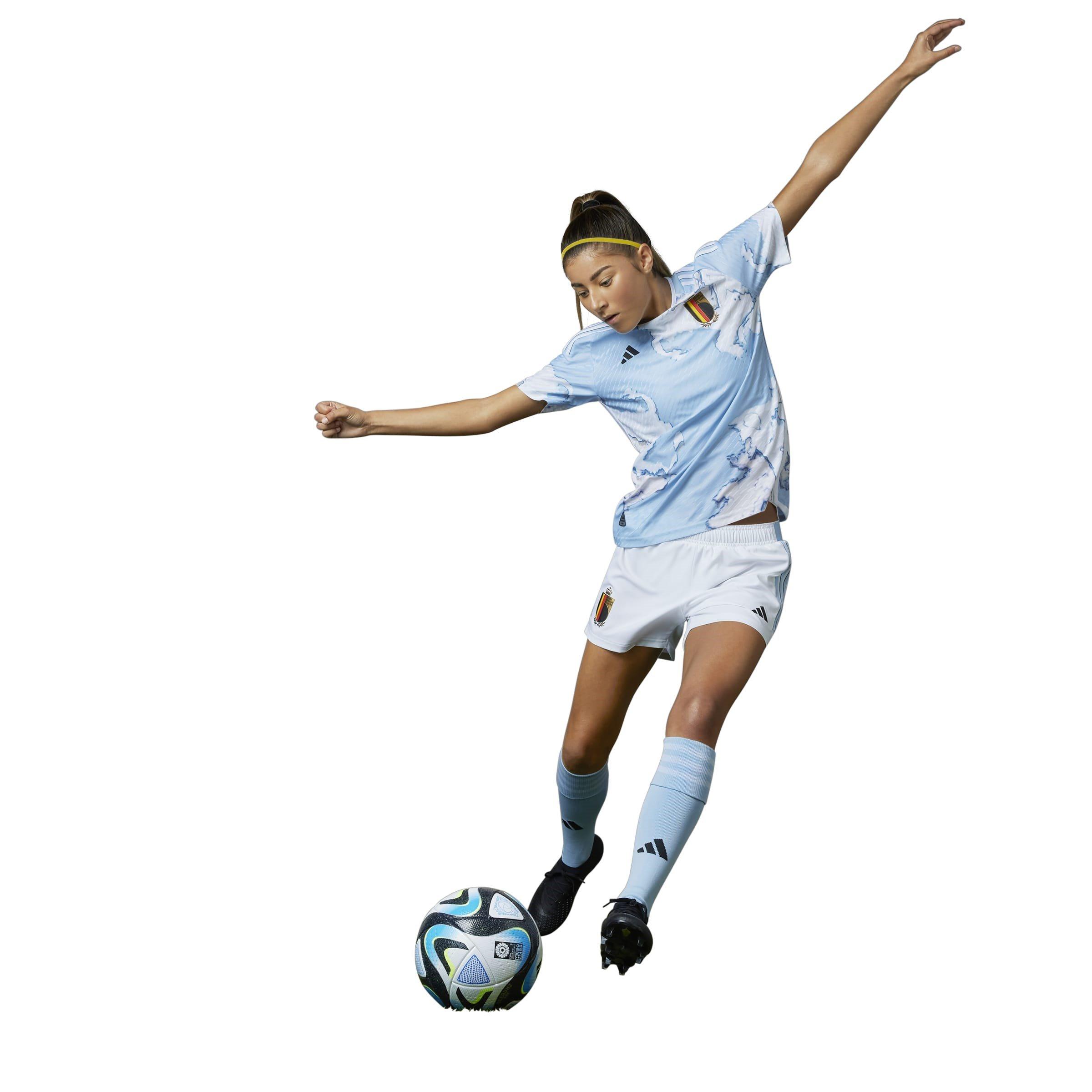 Blue - adidas - Belgium Authentic Away Shirt 2023 Womens - 14