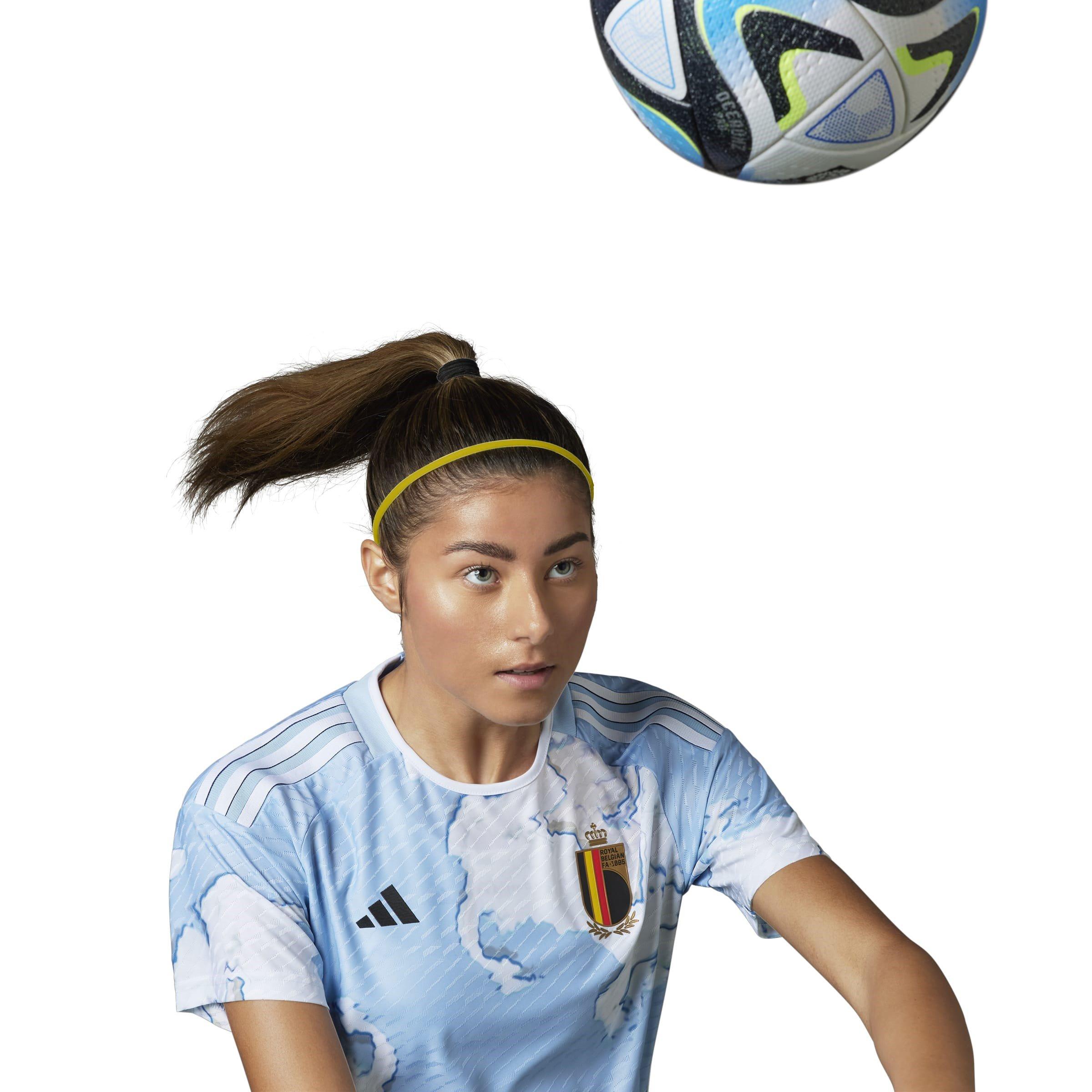 Blue - adidas - Belgium Authentic Away Shirt 2023 Womens - 16