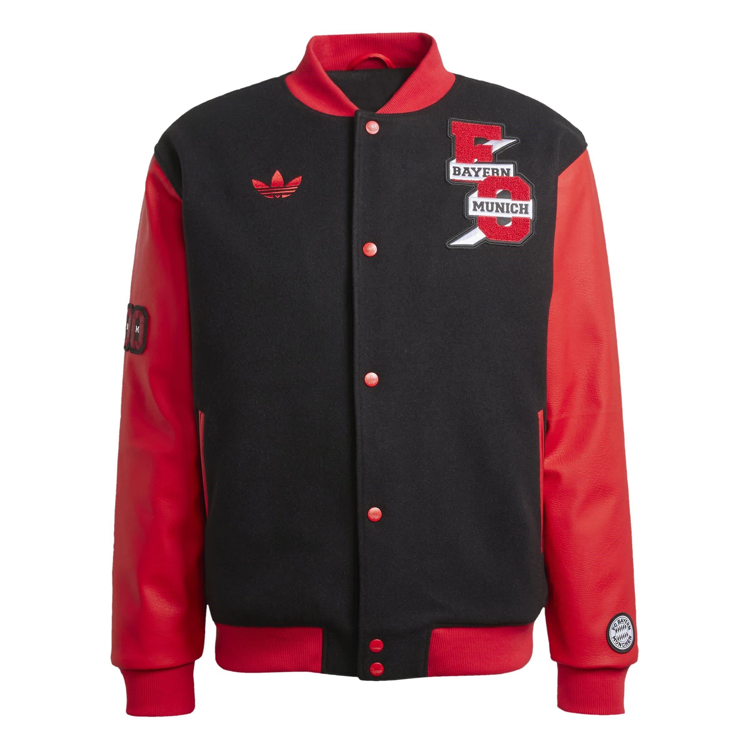 Black - adidas - Bayern Munich VRCT Jacket Adults - 1