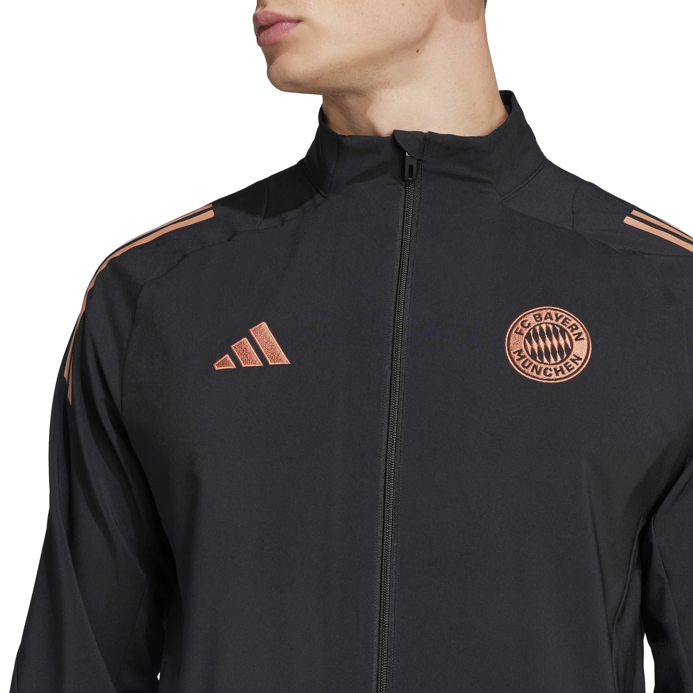 Black - adidas - Bayern Munich Anthem Jacket 2025 2026 Adults - 5