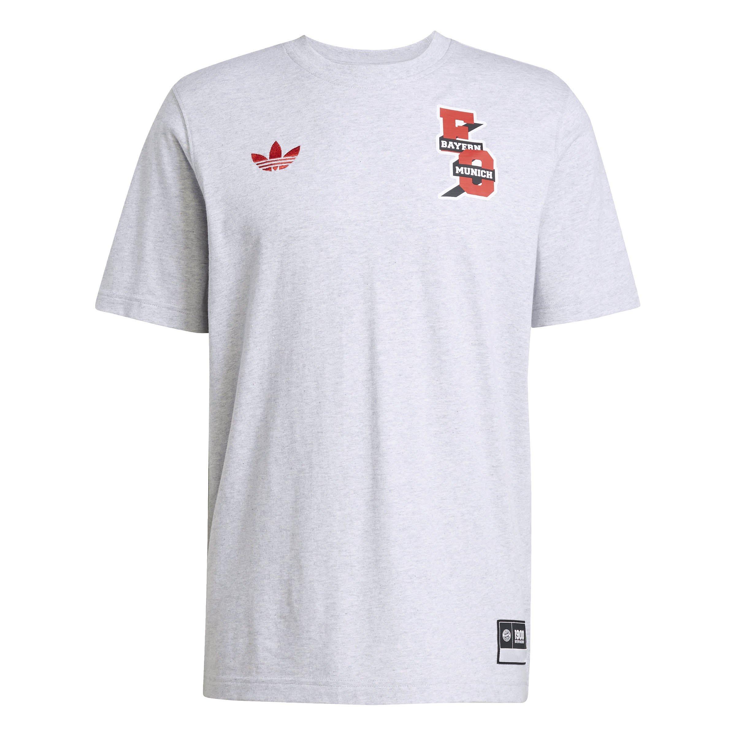 Grey Heather - adidas - FC Bayern VRCT Tee - 1