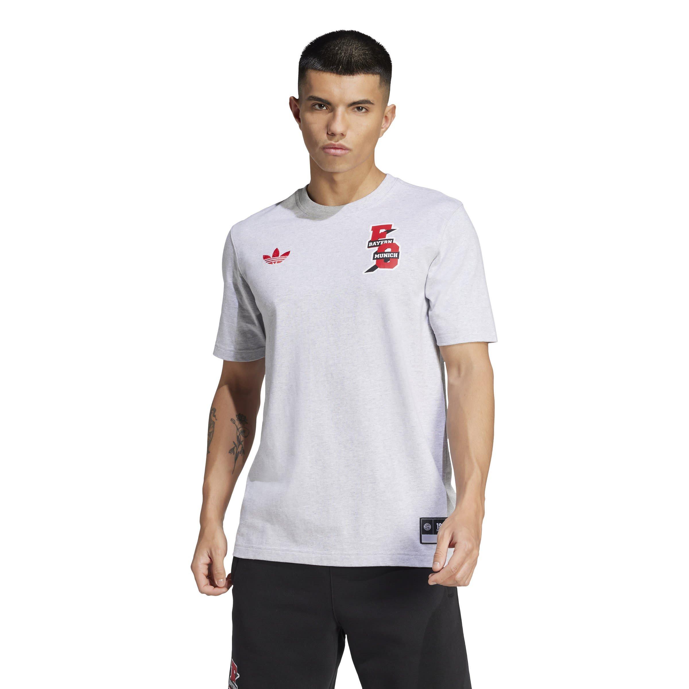 Grey Heather - adidas - FC Bayern VRCT Tee - 2
