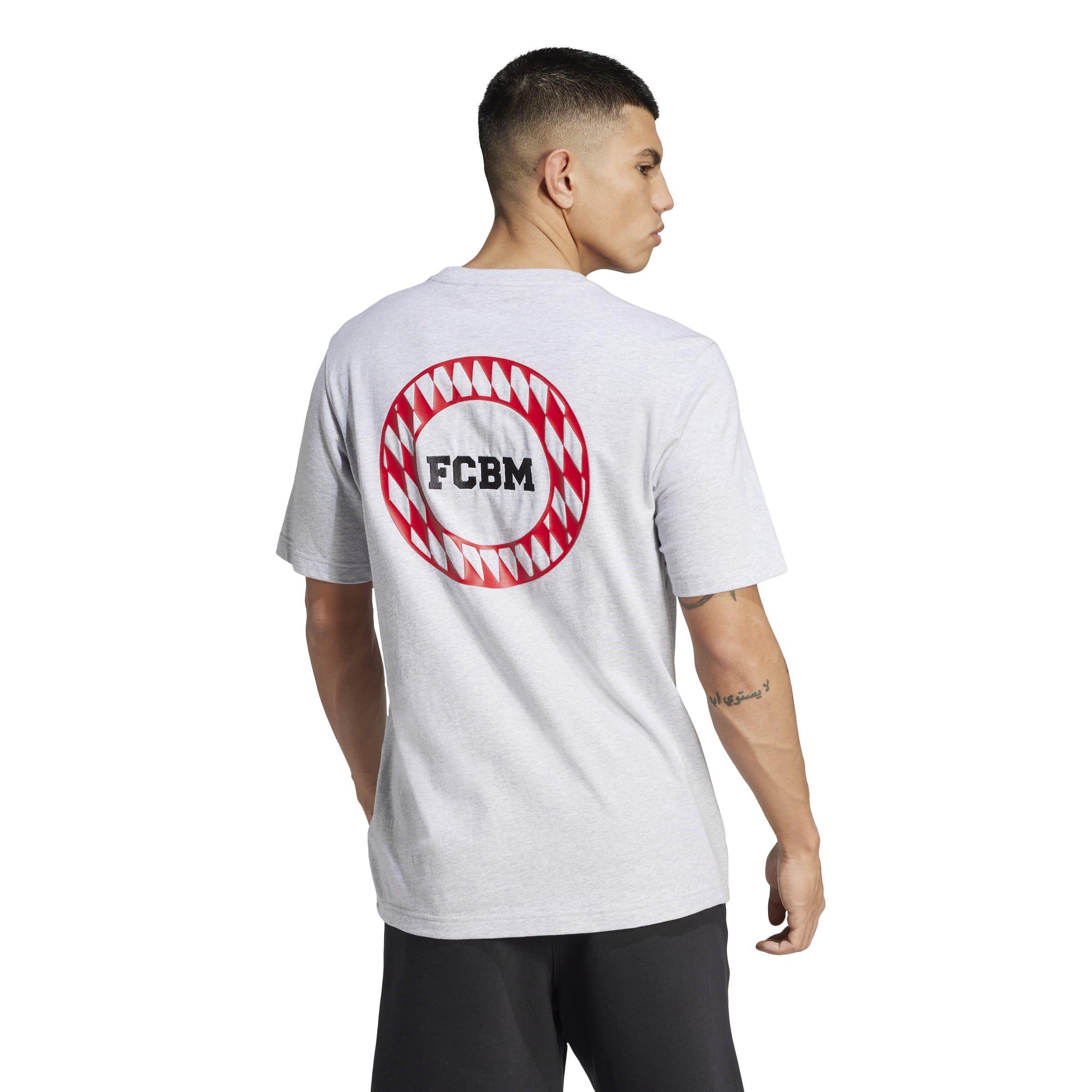 adidas FC Bayern Vrct Tee Light Grey Heather — photo 2