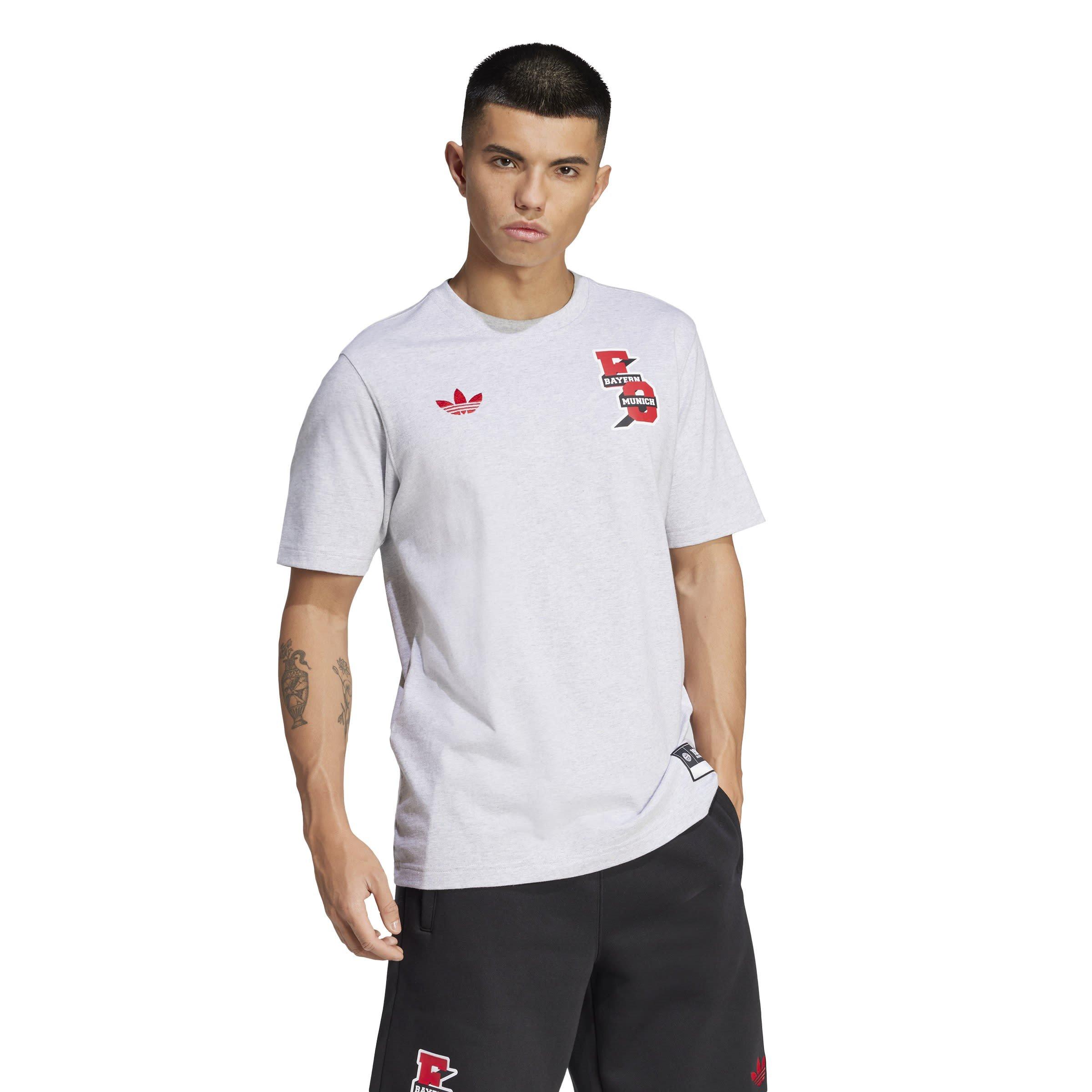 Grey Heather - adidas - FC Bayern VRCT Tee - 4