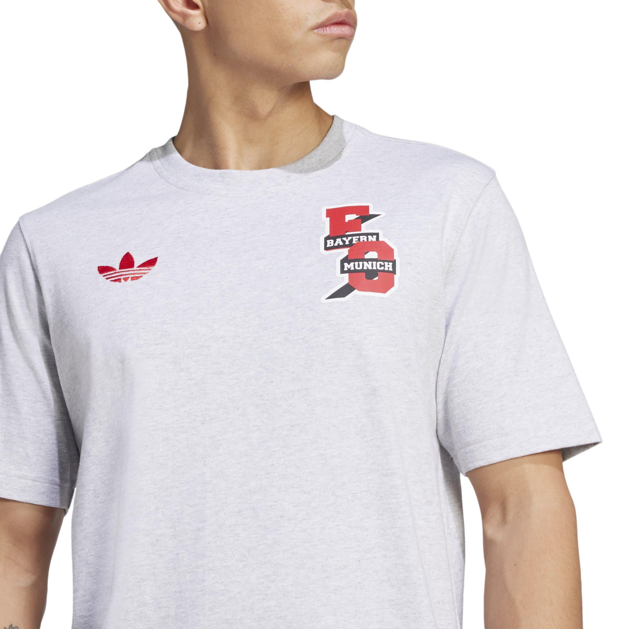 adidas FC Bayern Vrct Tee Light Grey Heather — photo 4