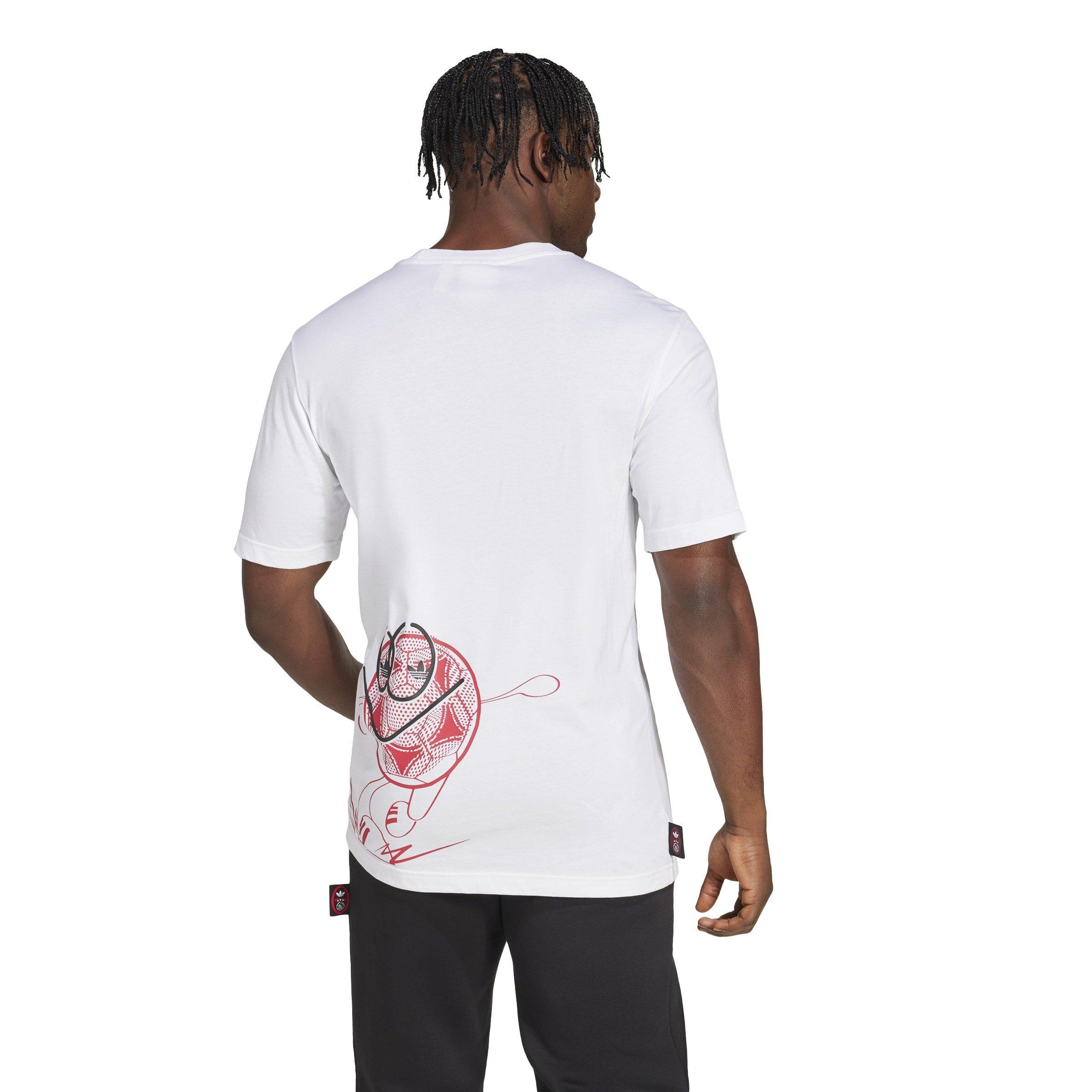 Weiß - adidas - Ajax Amsterdam Graphic T-Shirt Adults - 3