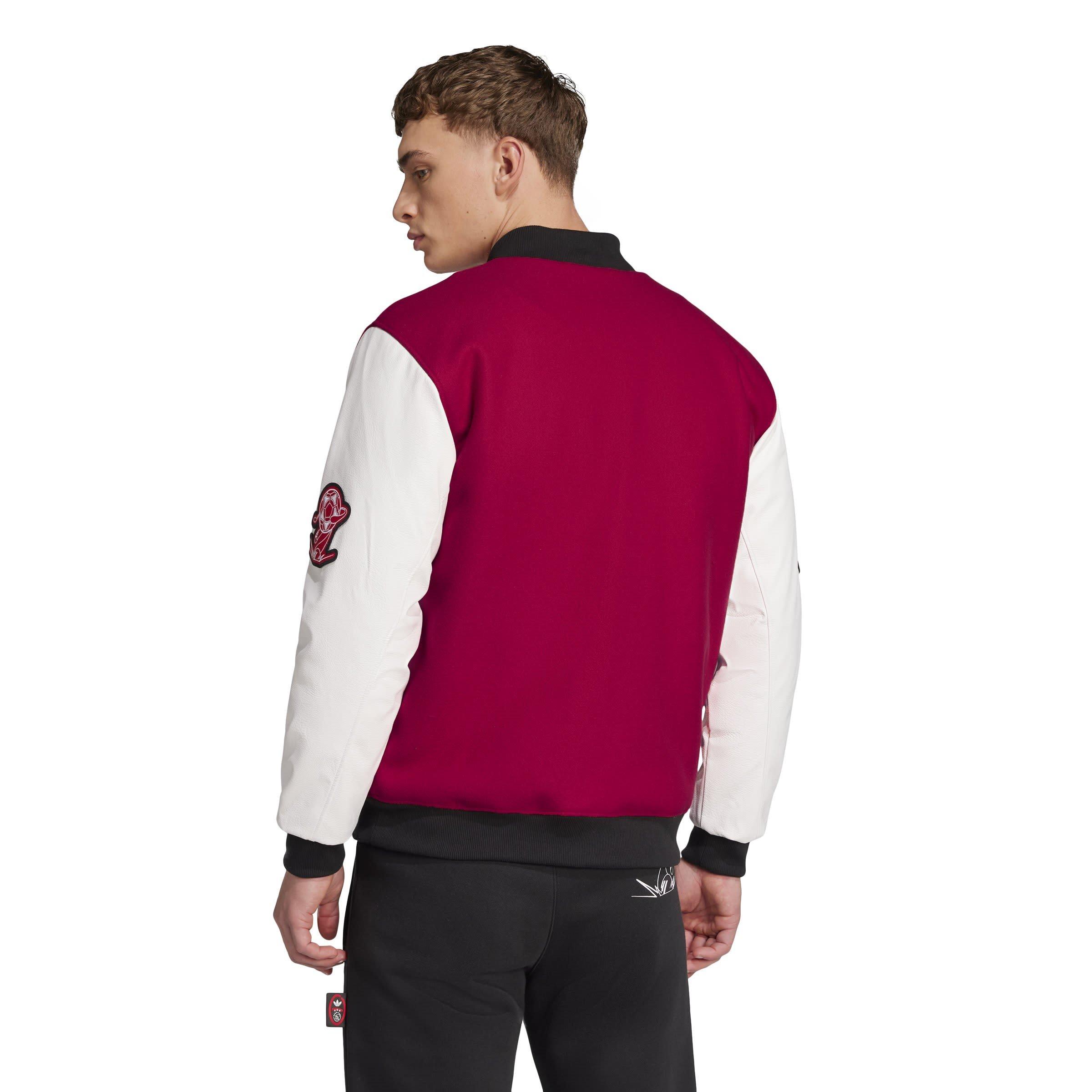 Red/White - adidas - Ajax Amsterdam Graphic Jacket Adults - 5