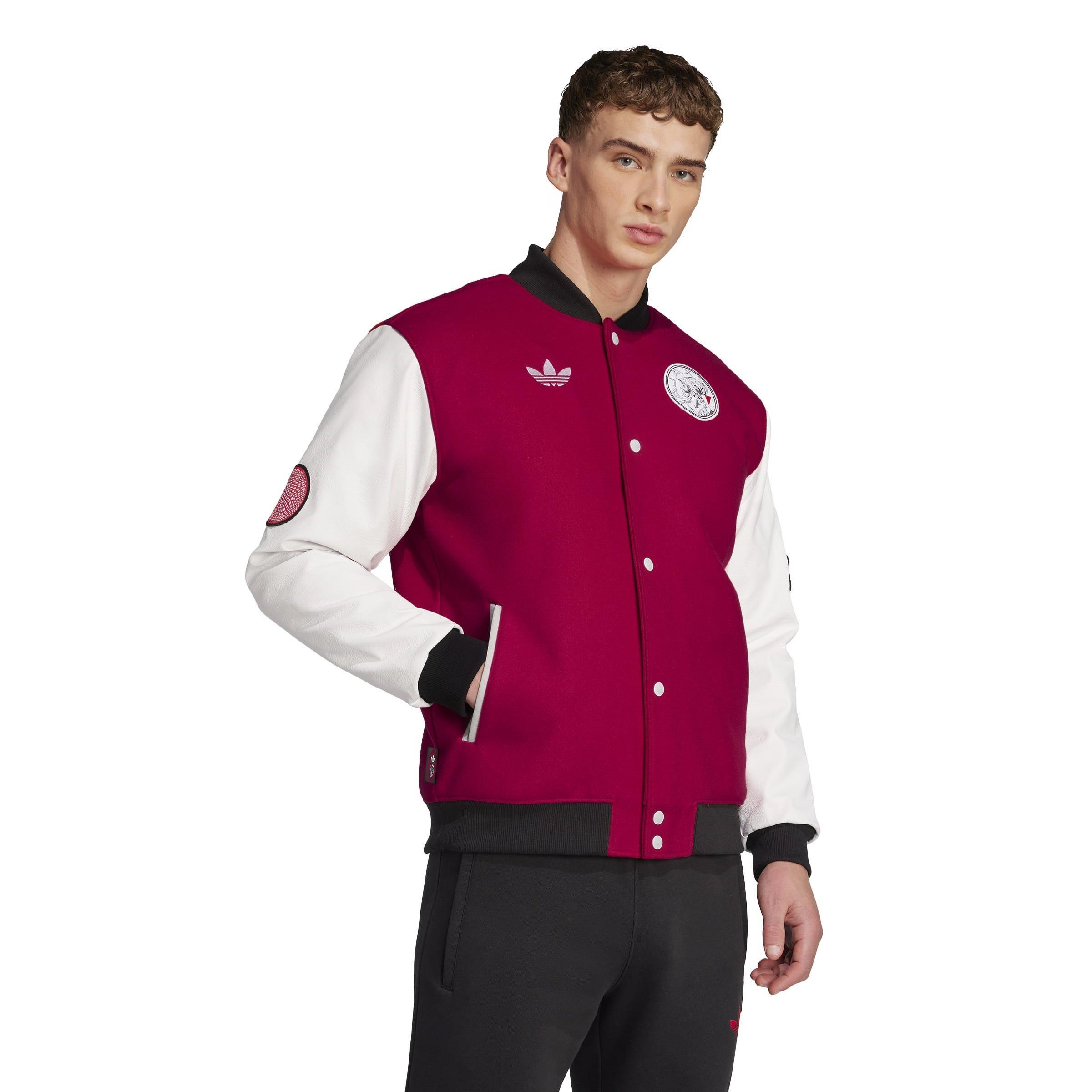 Red/White - adidas - Ajax Amsterdam Graphic Jacket Adults - 6