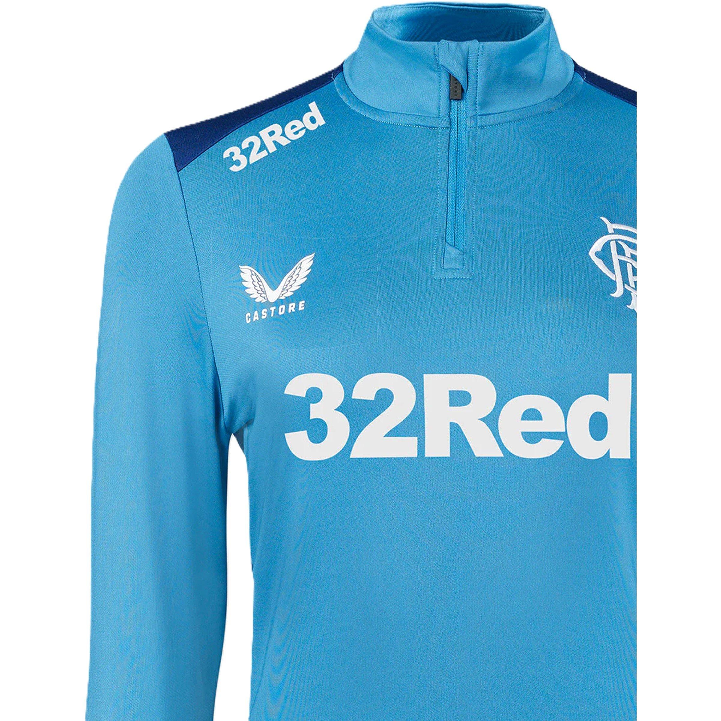 DWtr/BDpths - Castore - Rangers 1/4 Zip Top 2023 2024 Adults - 3