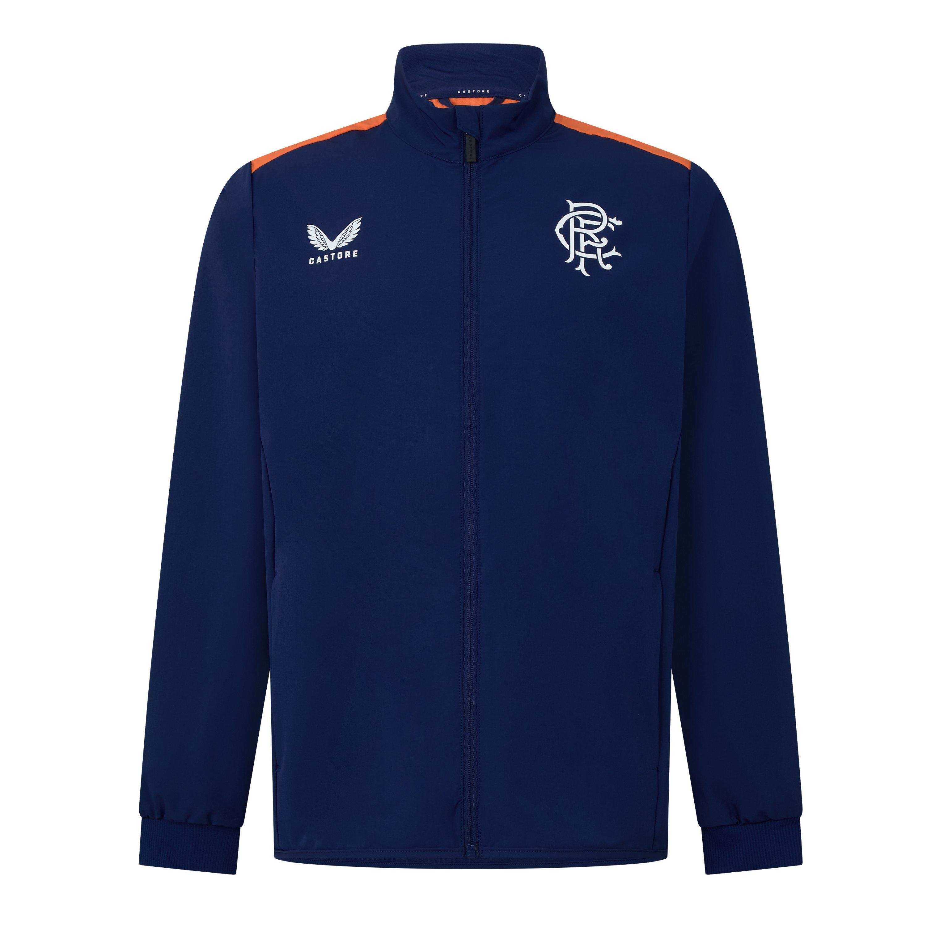 Blue - Castore - Rangers Anthem Jacket 2023 2024 Adults - 1