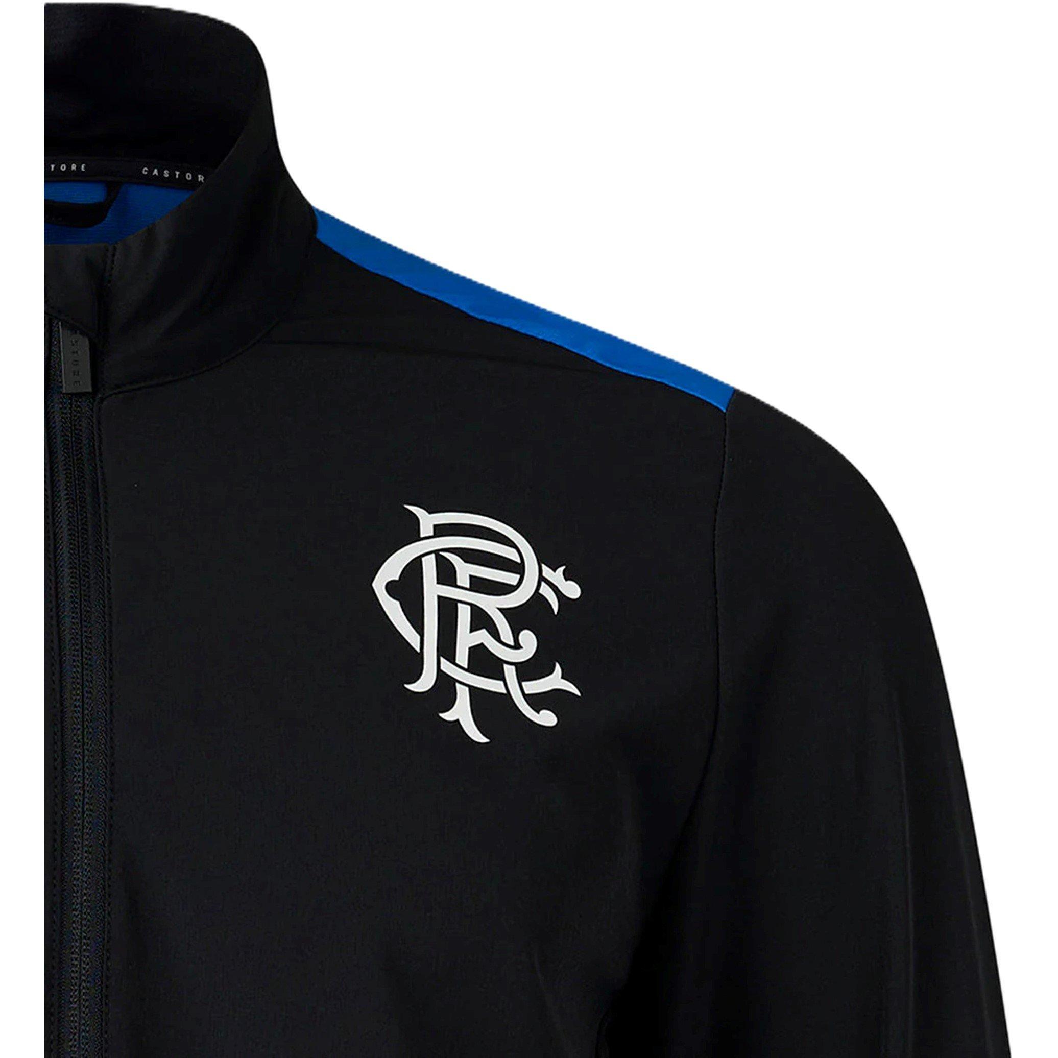 Peacoat Navy - Castore - Rangers Anthem Jacket 2023 2024 Adults - 4