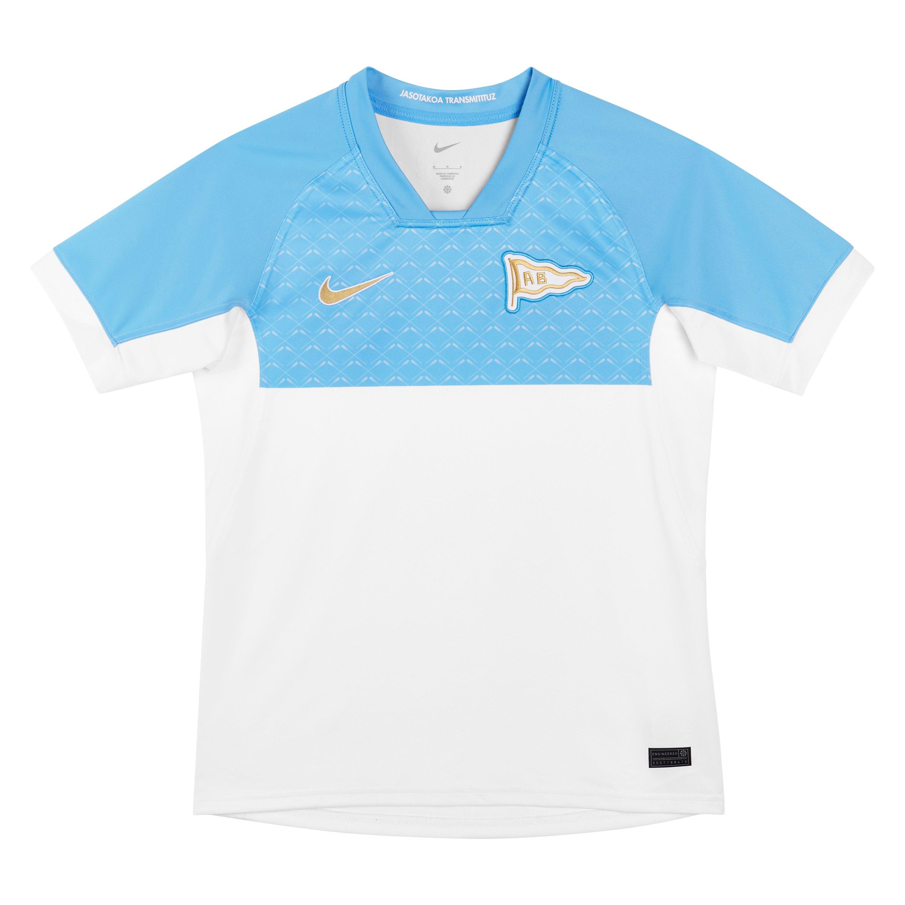 White/Ftbll Blu - Nike - Nike AB SS Jsy Hm Sn64 - 3