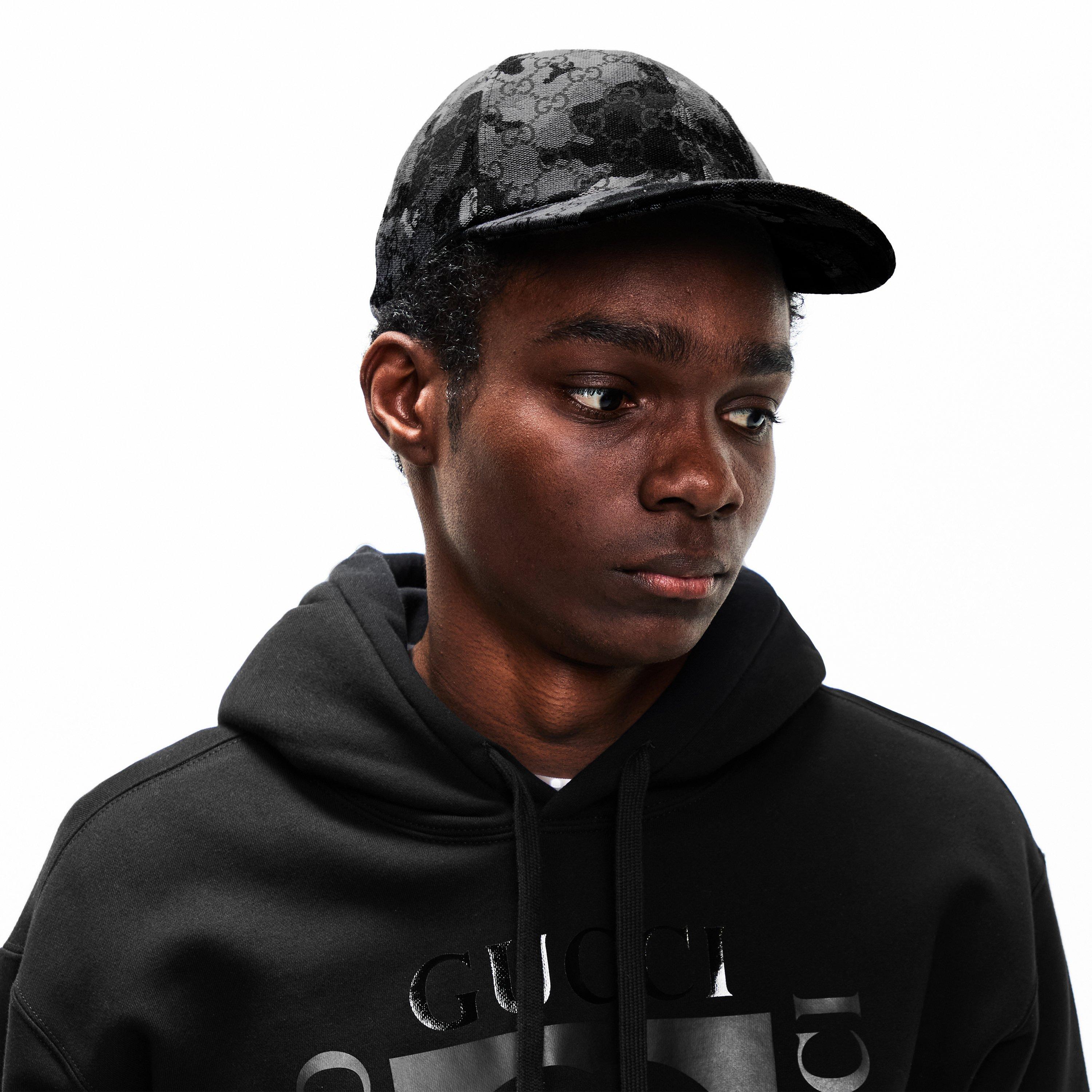 Grey / Black - Gucci - Men's Aviator Baseball Cap - 3