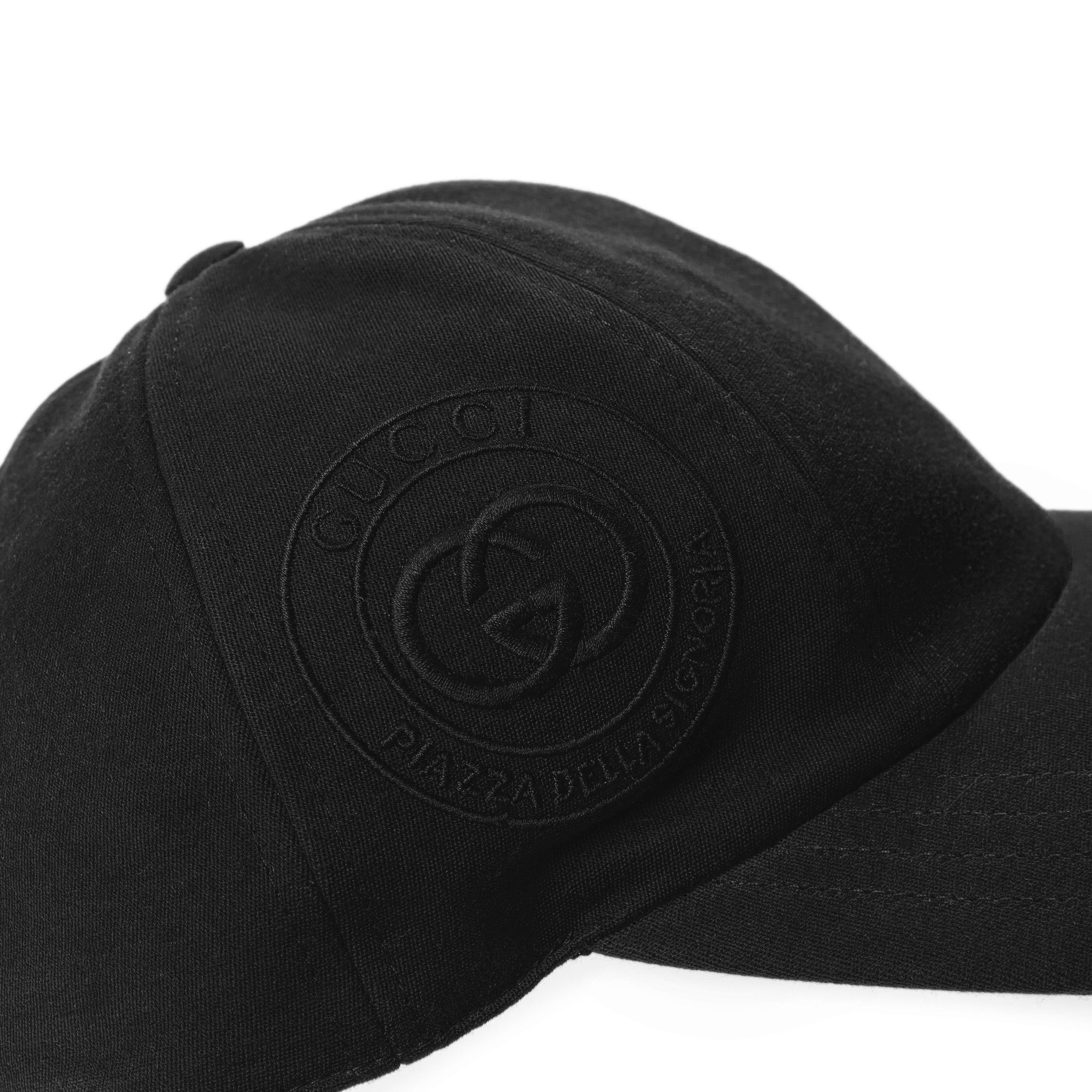 Black - Gucci - Men's Side Logo Baseball Cap - 4