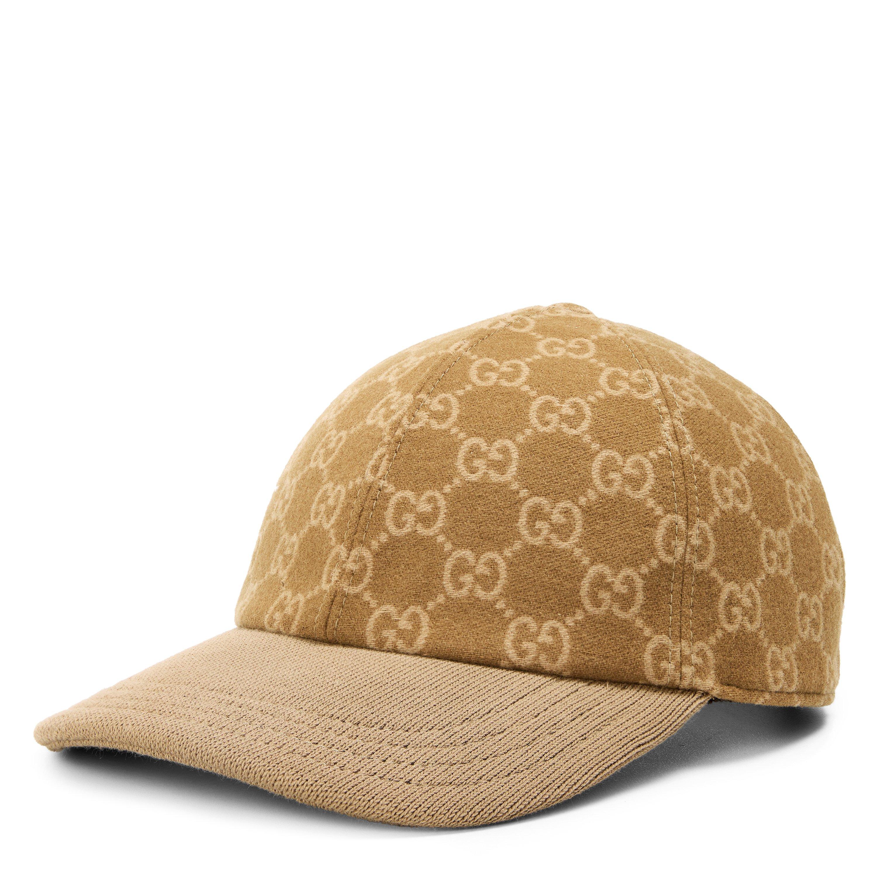 Gucci Men's Allover GG Baseball Cap - Light Brown - S