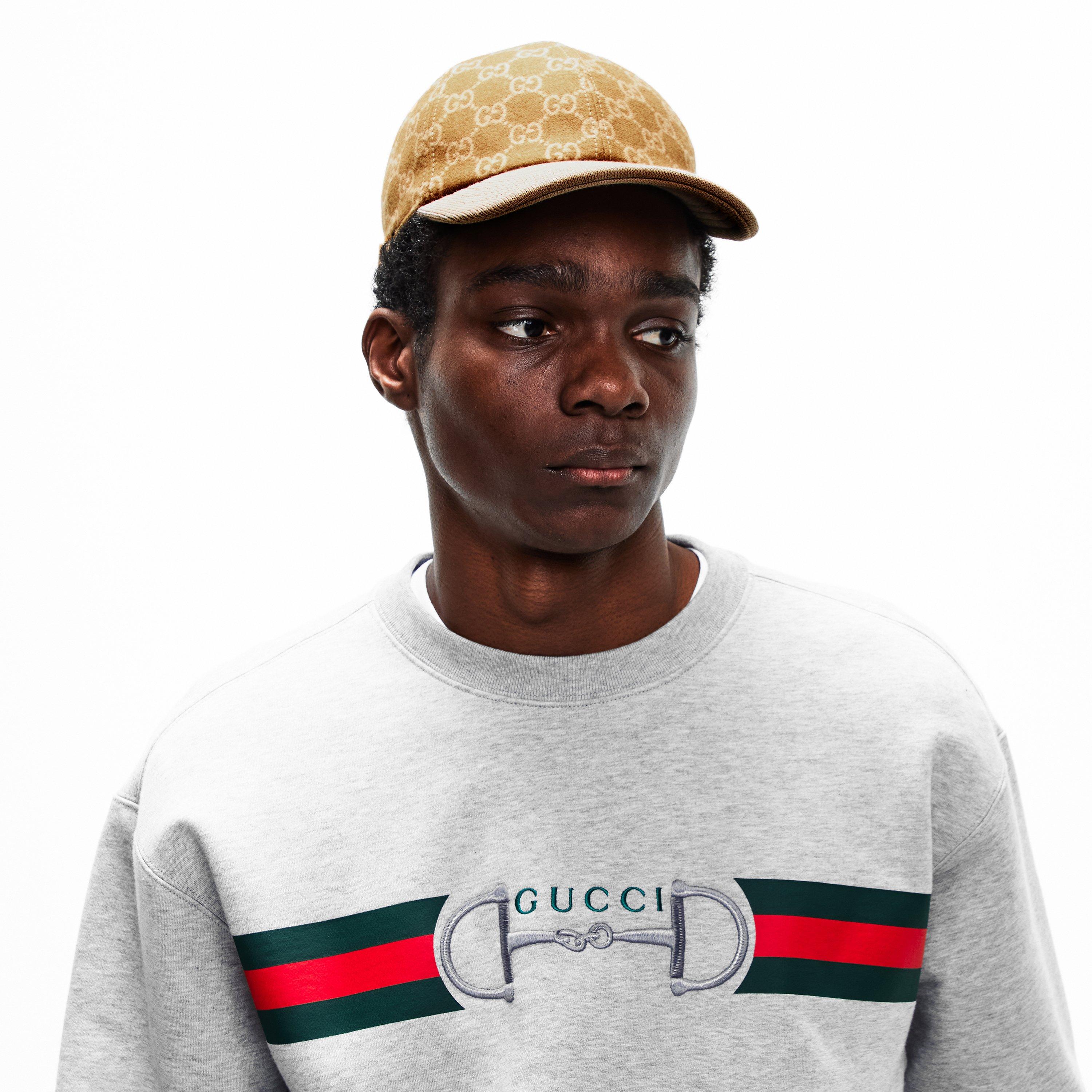 Light Brown - Gucci - Men's Allover GG Baseball Cap - 3