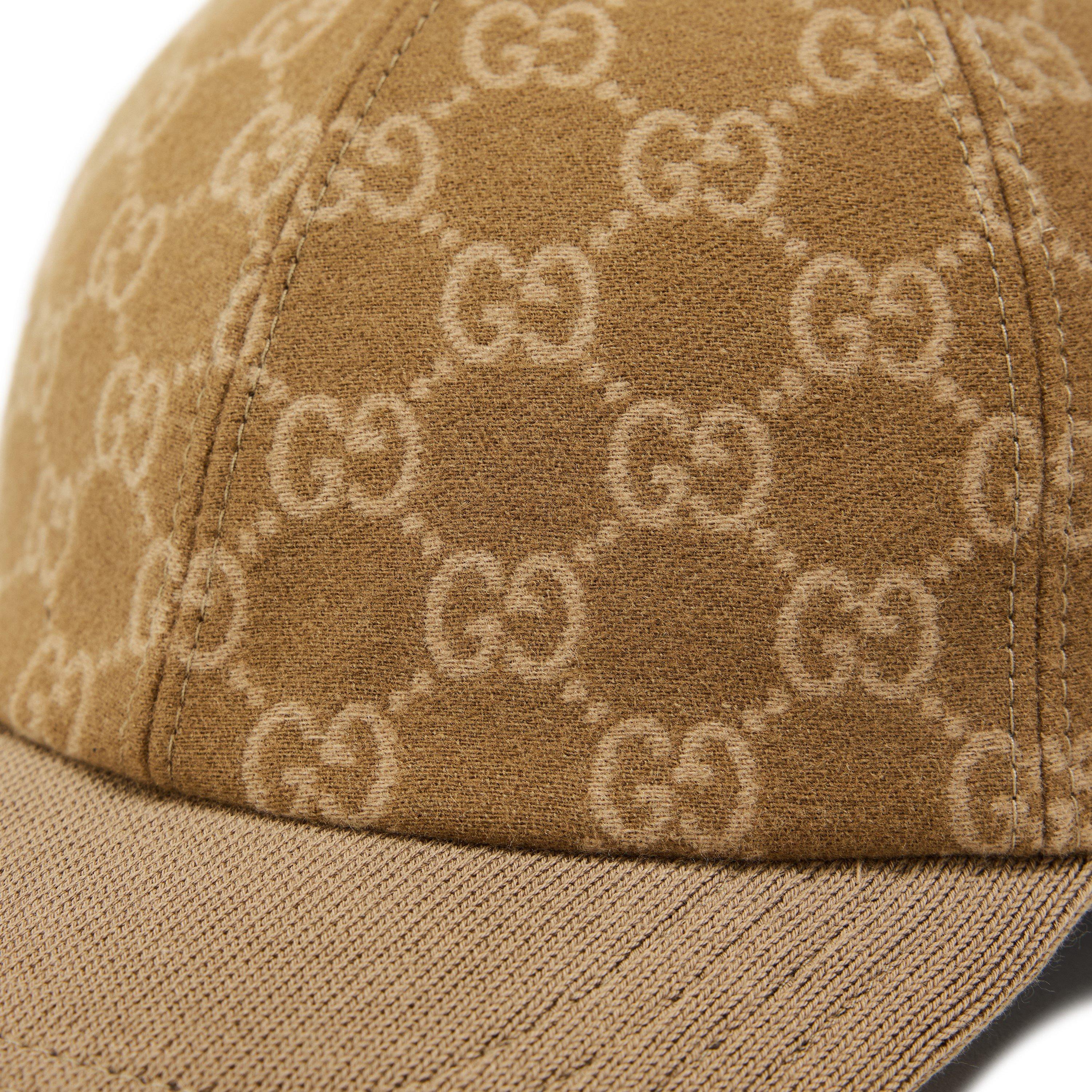 Light Brown - Gucci - Men's Allover GG Baseball Cap - 4