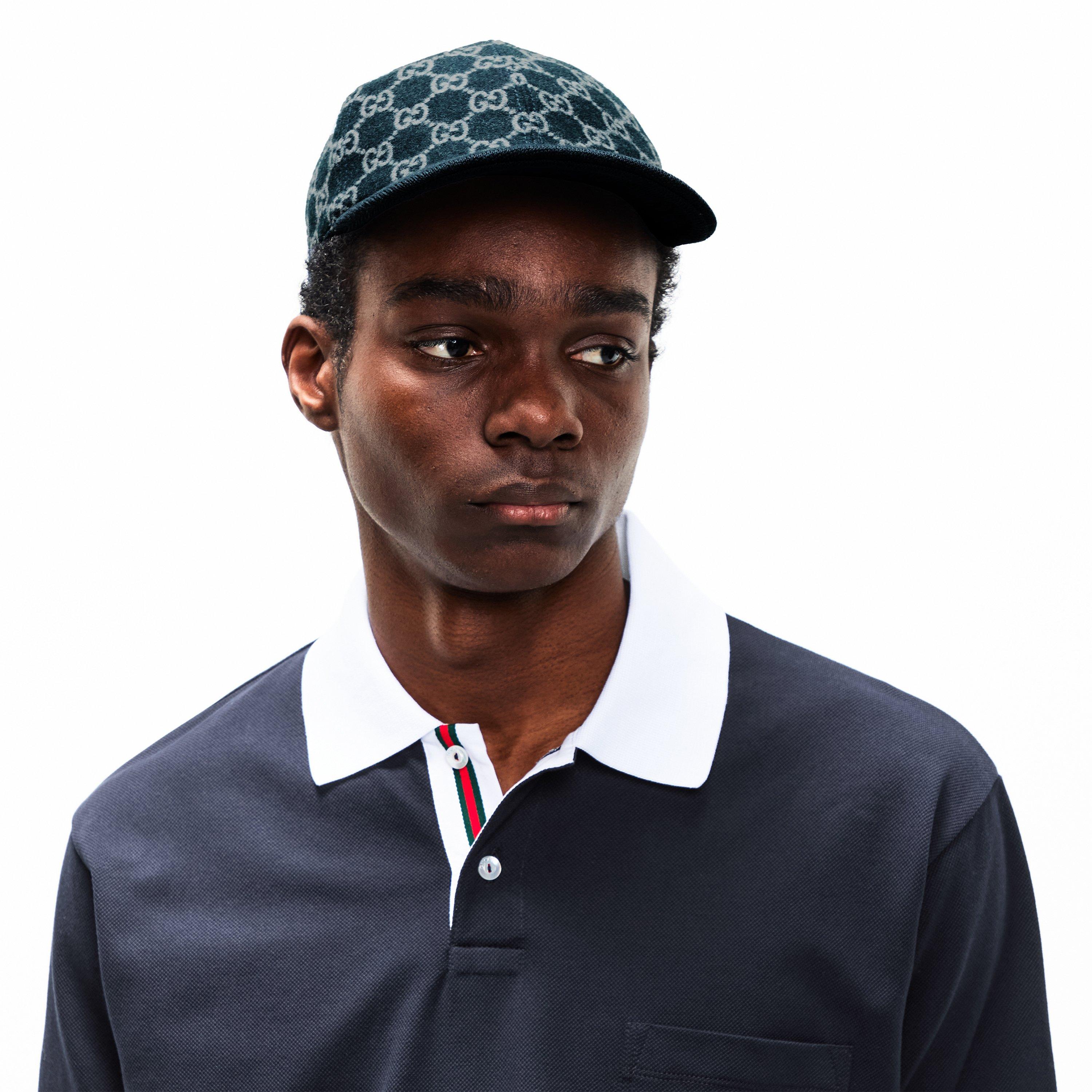 Blue - Gucci - Men's Allover GG Baseball Cap - 3