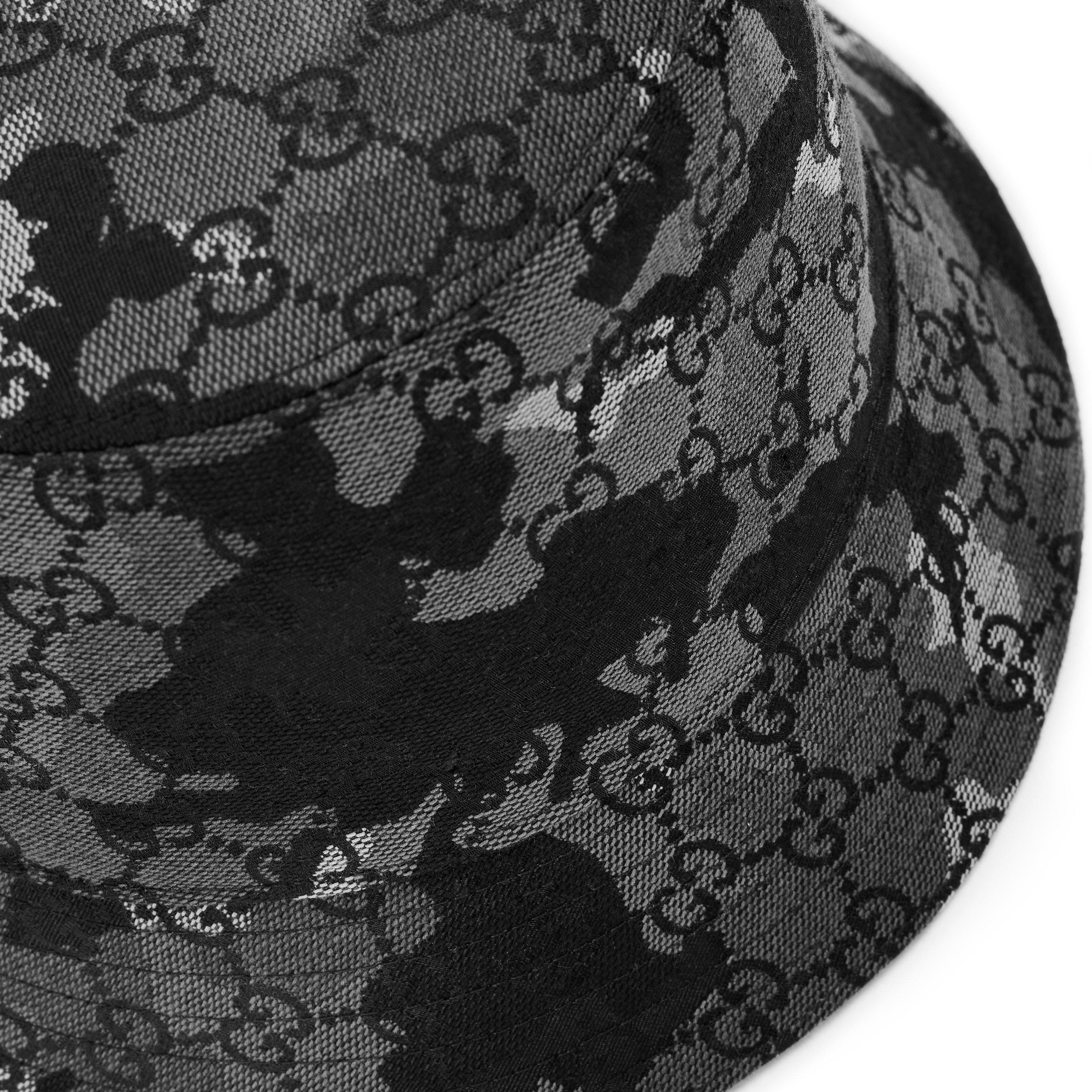 Grey / Black - Gucci - Men's Aviator Bucket Hat - 4