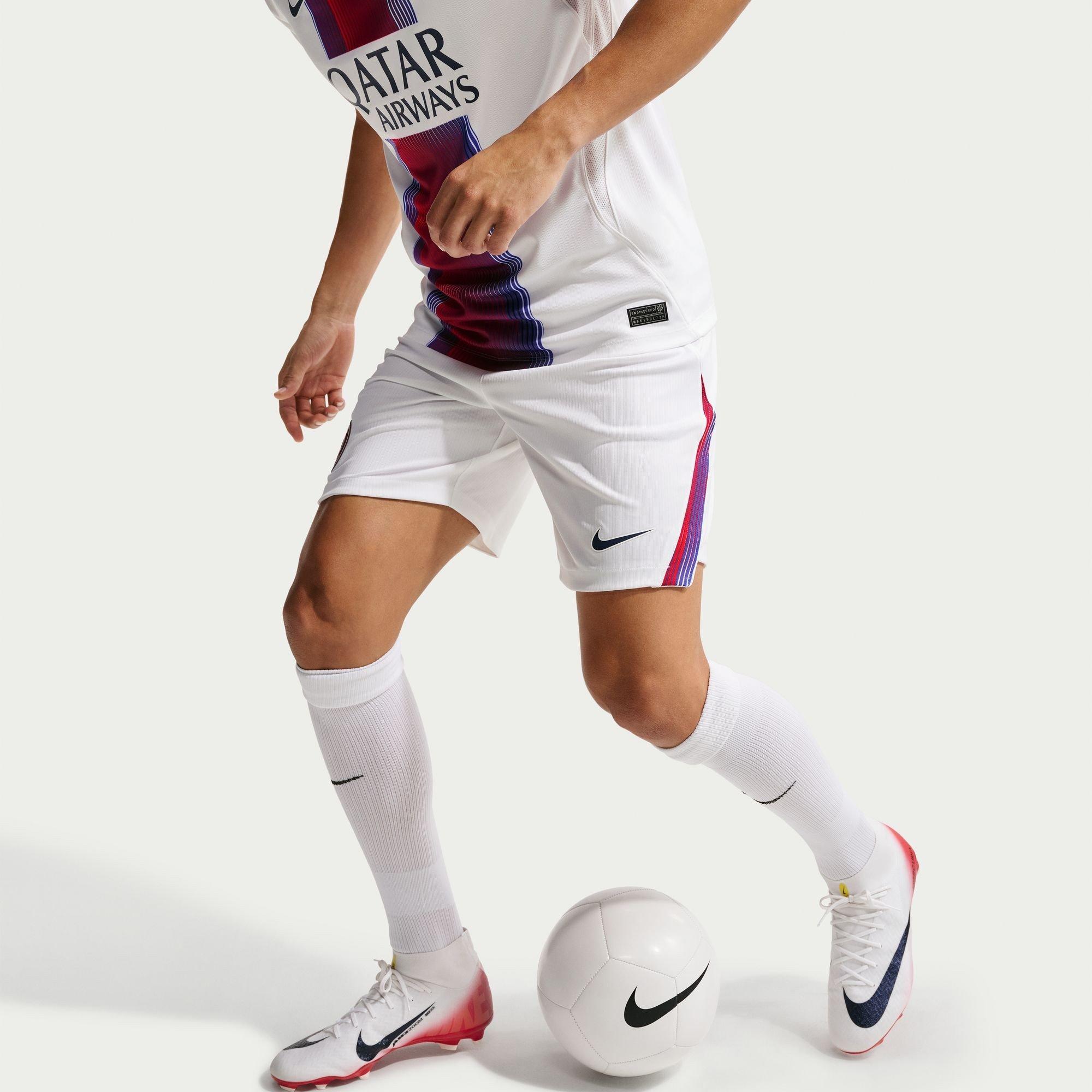 Wit/Marineblauw - Nike - PSG Away Short 2026/27 Mens - 3