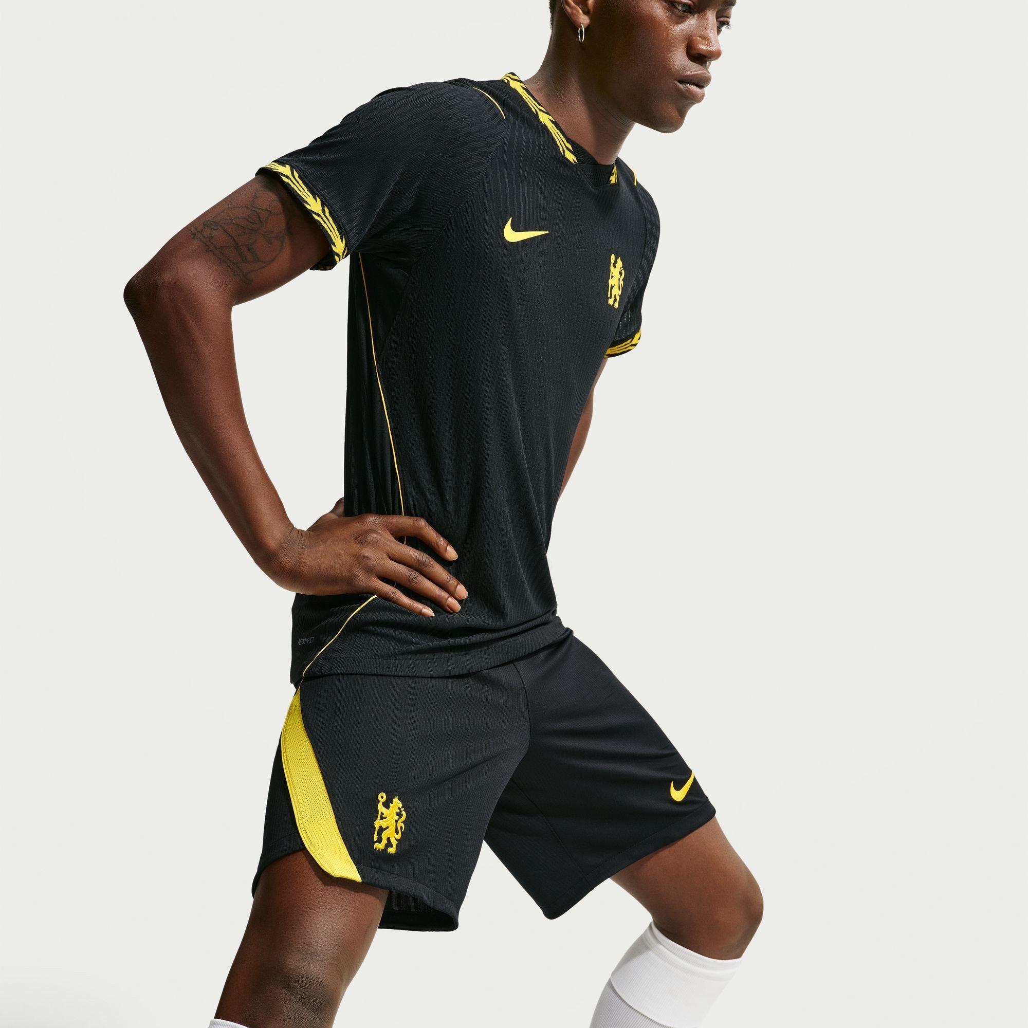Preto/Dourado - Nike - Chelsea Away Short 2026/27 Mens - 3