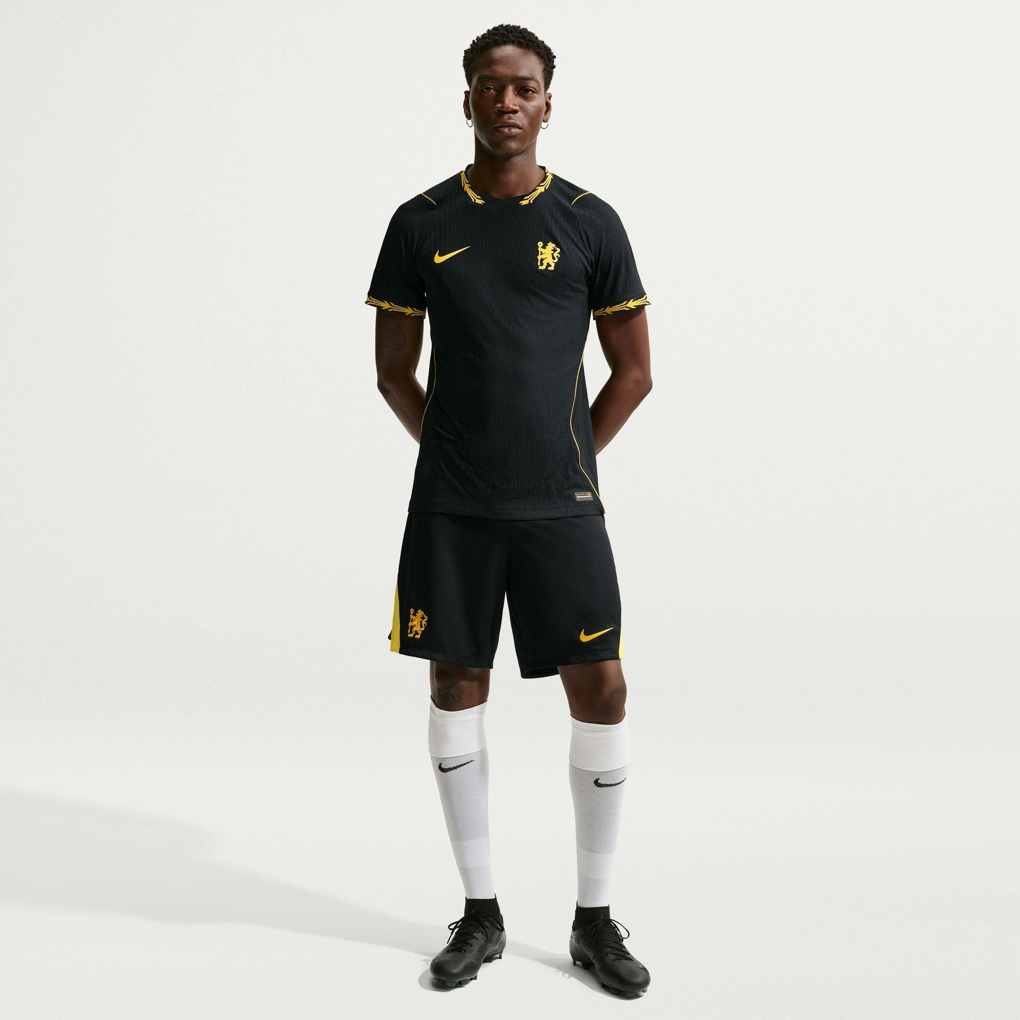 Preto/Dourado - Nike - Chelsea Away Short 2026/27 Mens - 4