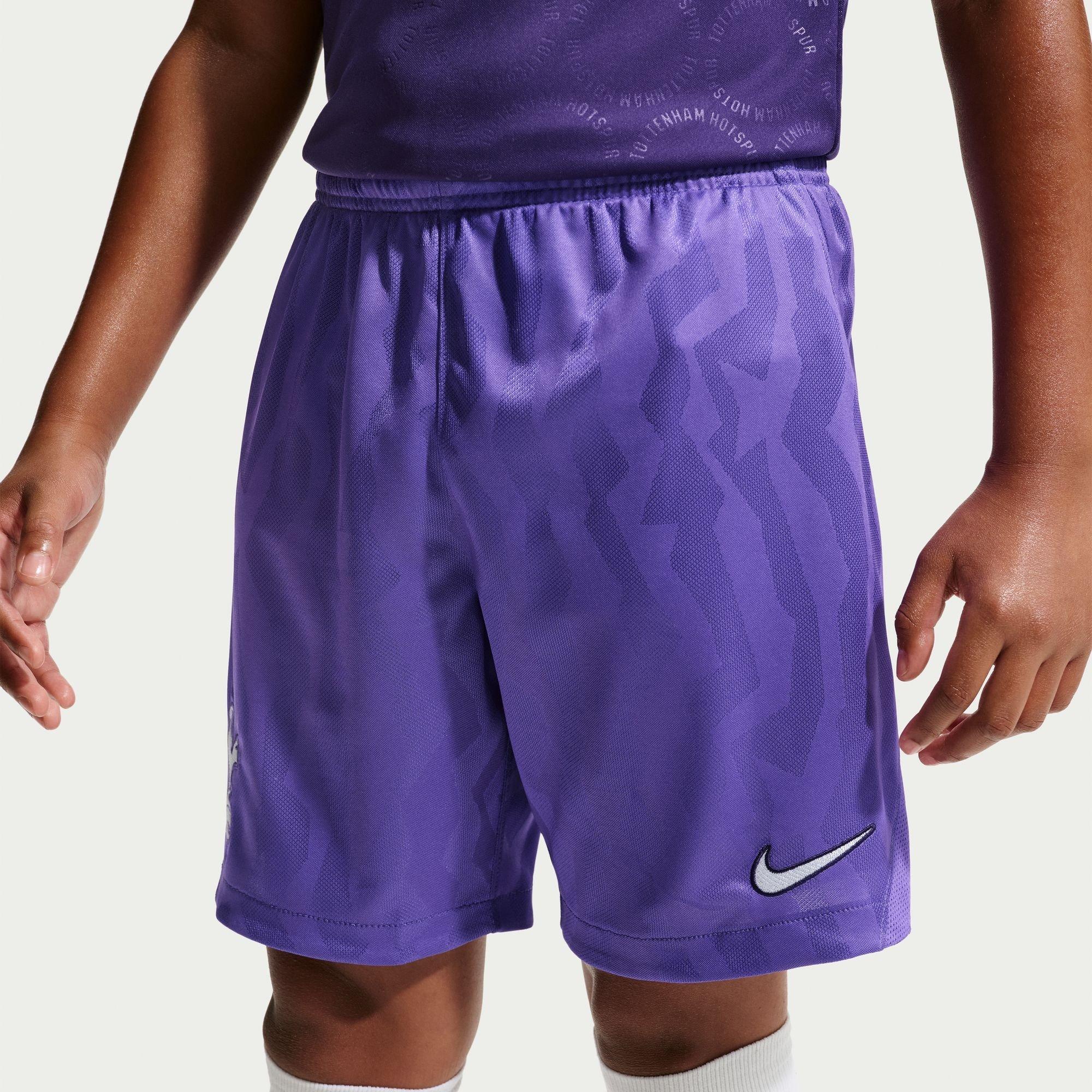 Ljubičasta/Bijela - Nike - Kids' Tottenham Hotspur Third 24/25 Dri-FIT Football Shorts - 1