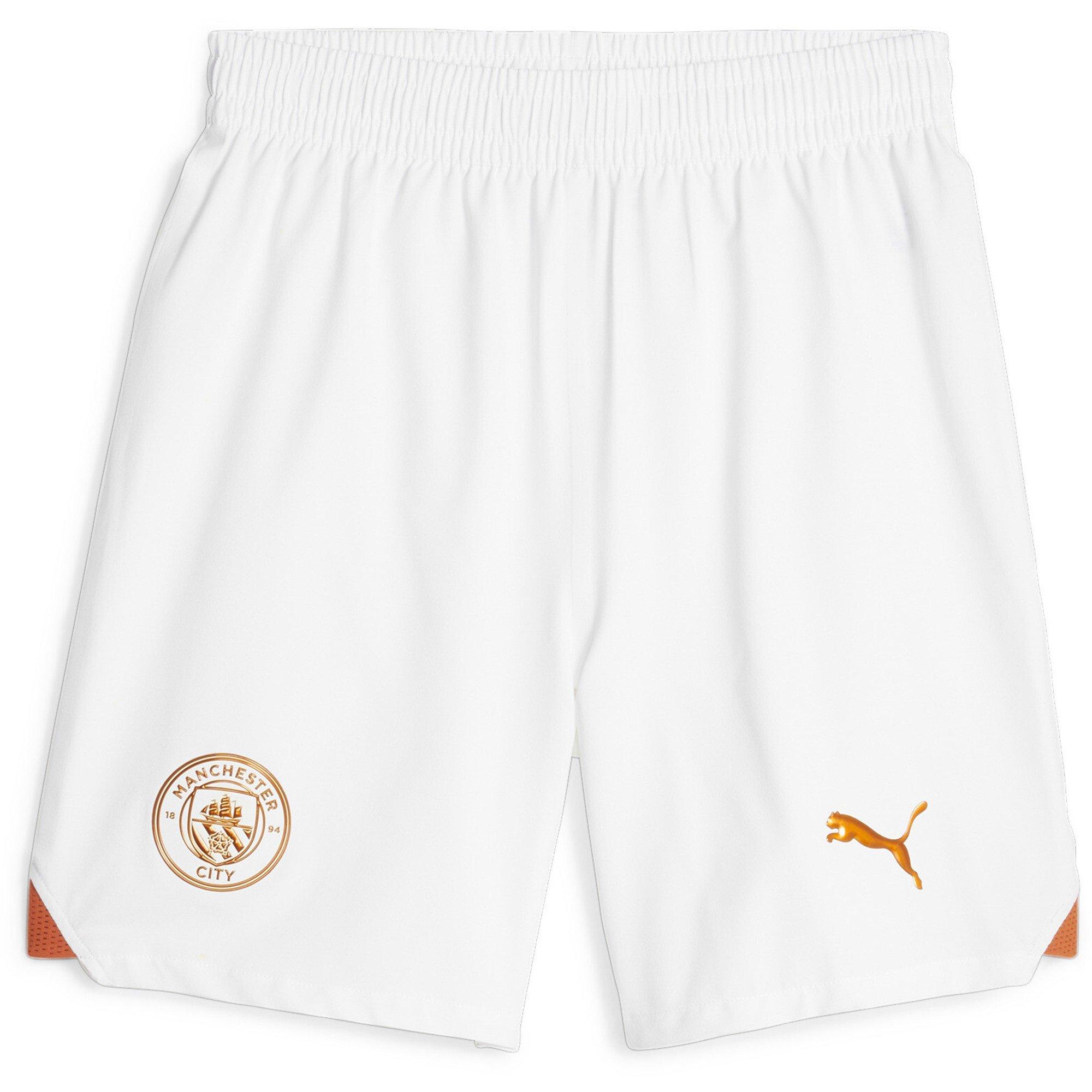 Puma Men's Mcfc Shorts Promo Football Short - White Puma White - M