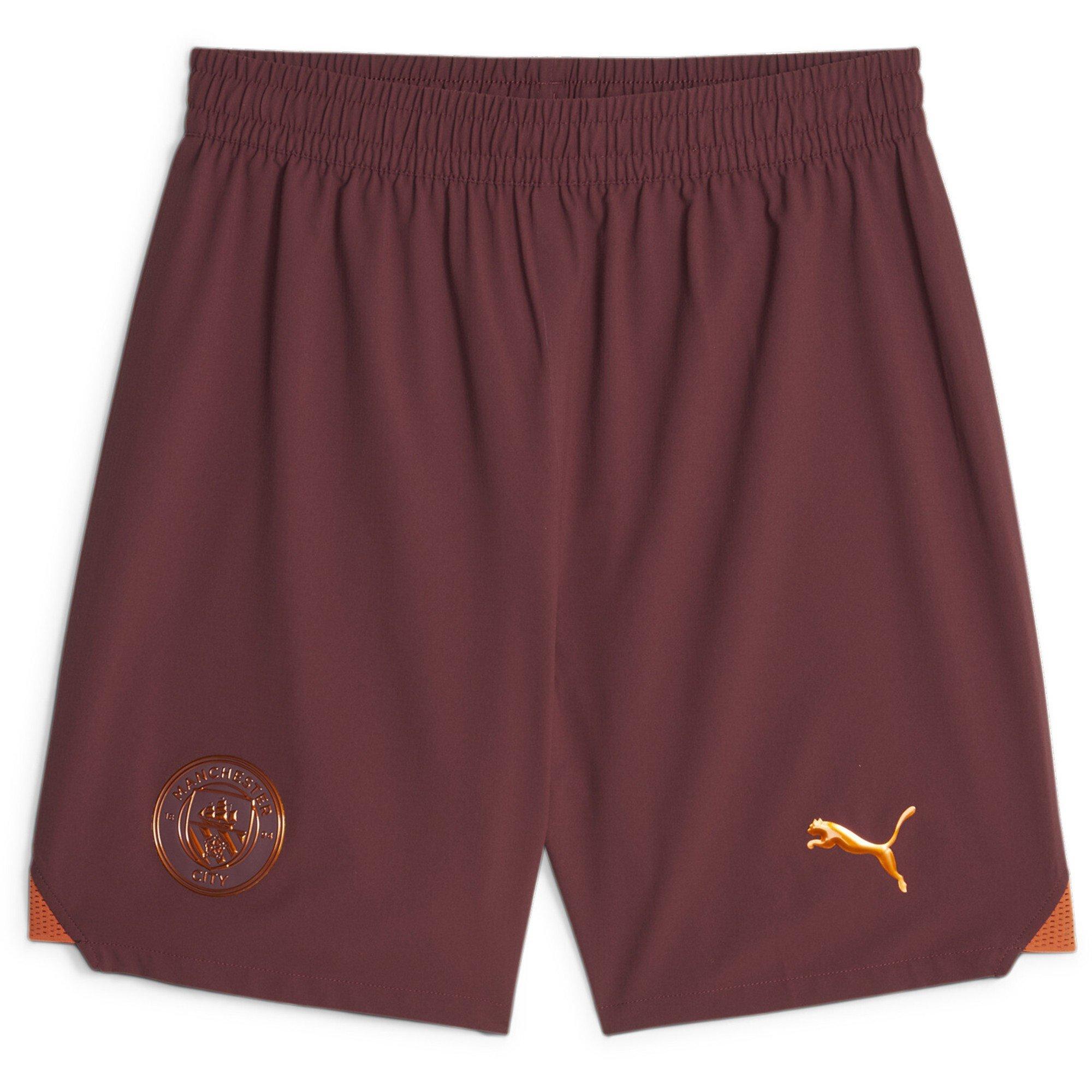 Puma Men's Mcfc Shorts Promo Football Short - Aubergine - L
