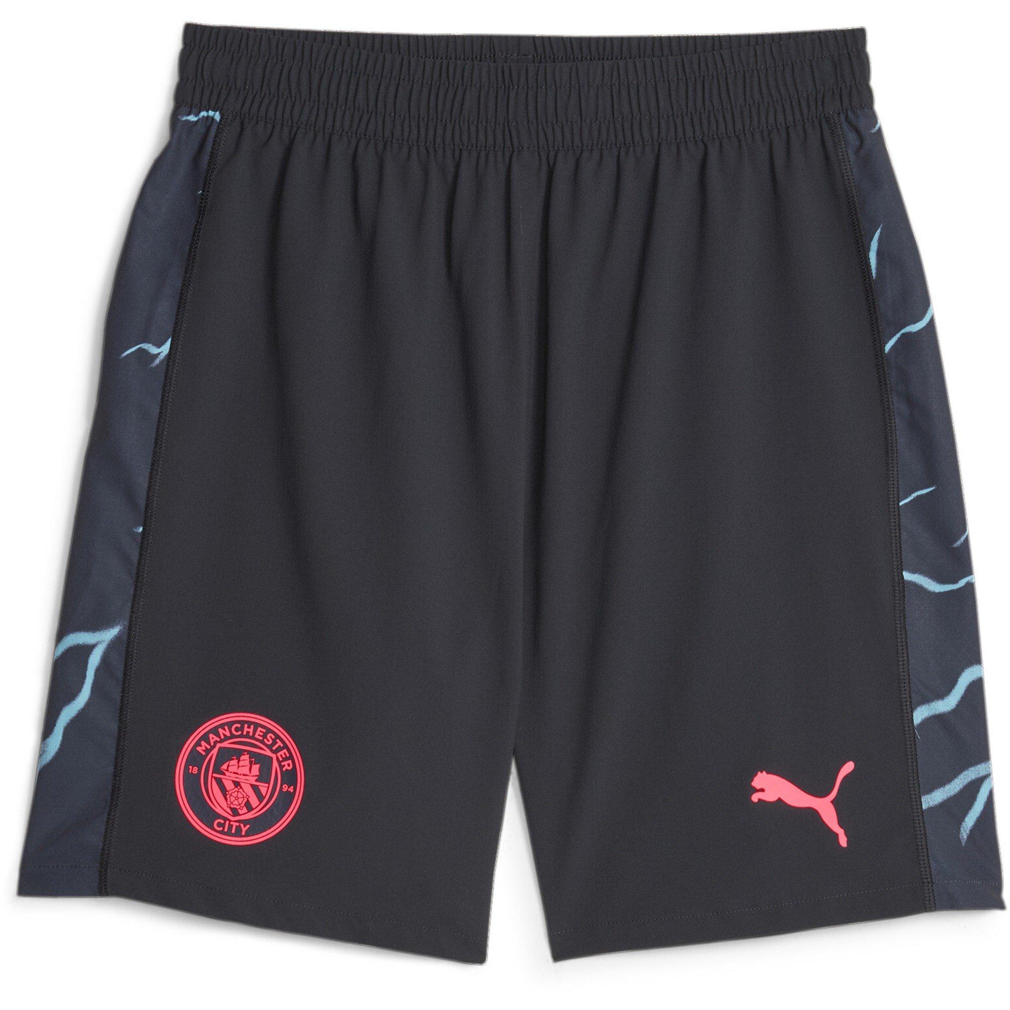 Dark Navy - Puma - Mcfc Shorts Cb Promo Football Short Mens - 1