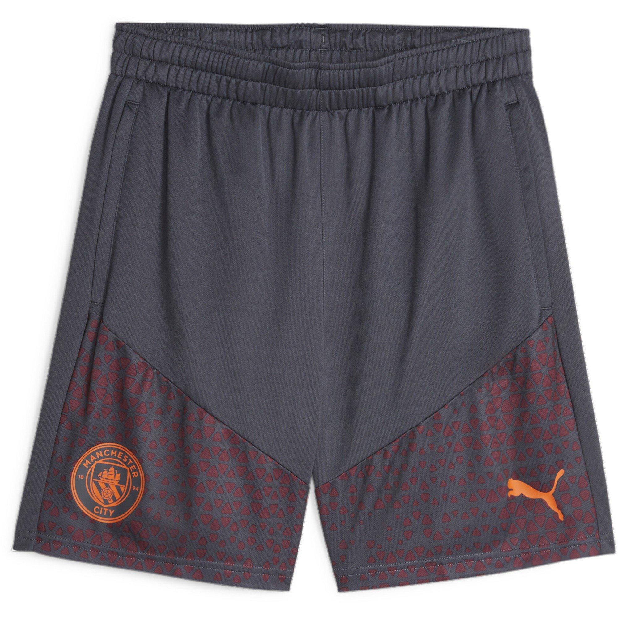 Puma Men's Mcfc Training Shorts Football Short - Strong Grey - L