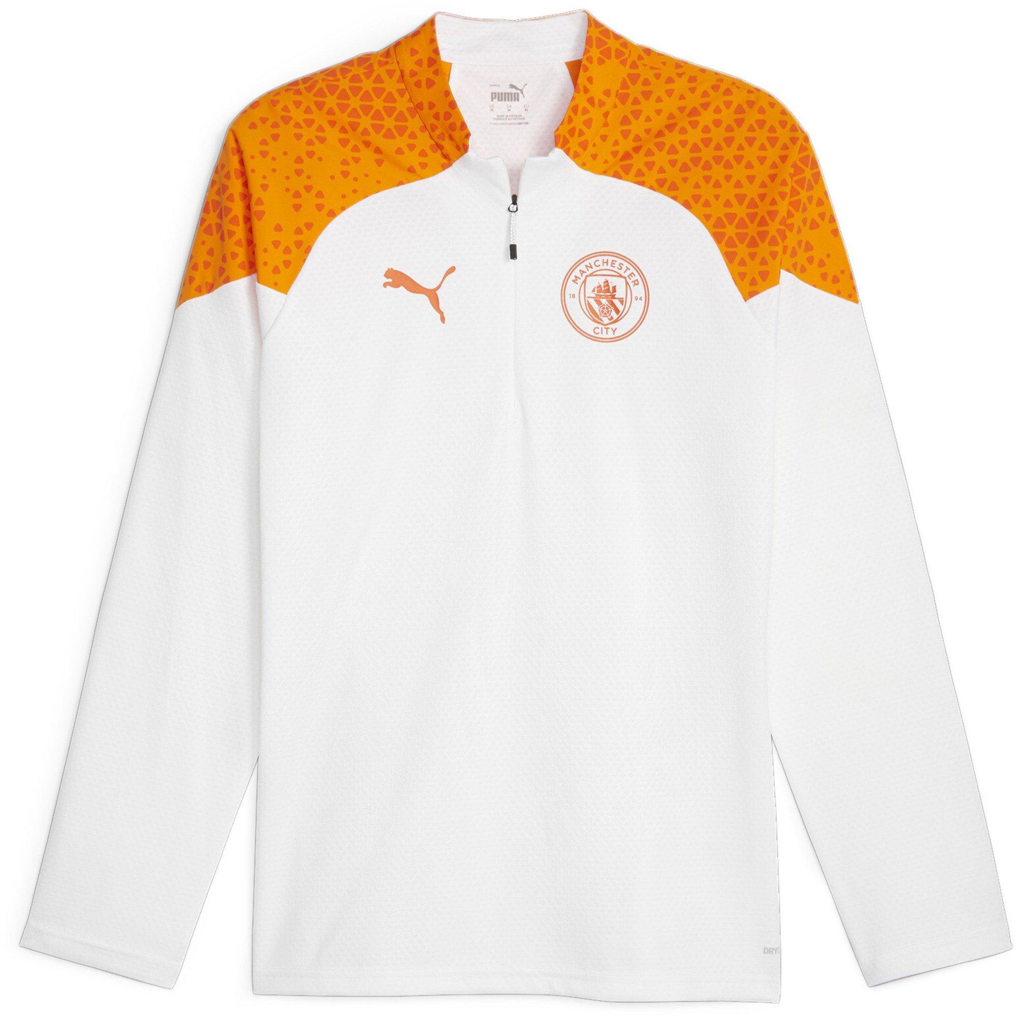 Puma Men's Mcfc Training 1/4 Zip Top Pro Drill - Marble - S