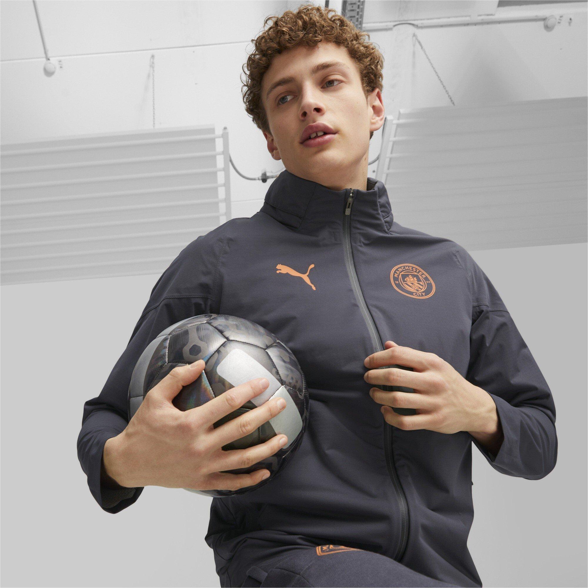 Strong Grey - Puma - Mcfc Training Rain Jacket Pro Anorak Mens - 3