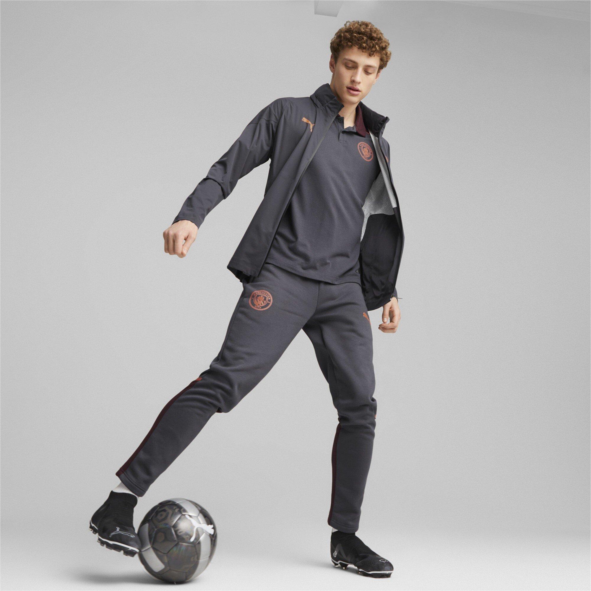 Strong Grey - Puma - Mcfc Training Rain Jacket Pro Anorak Mens - 7
