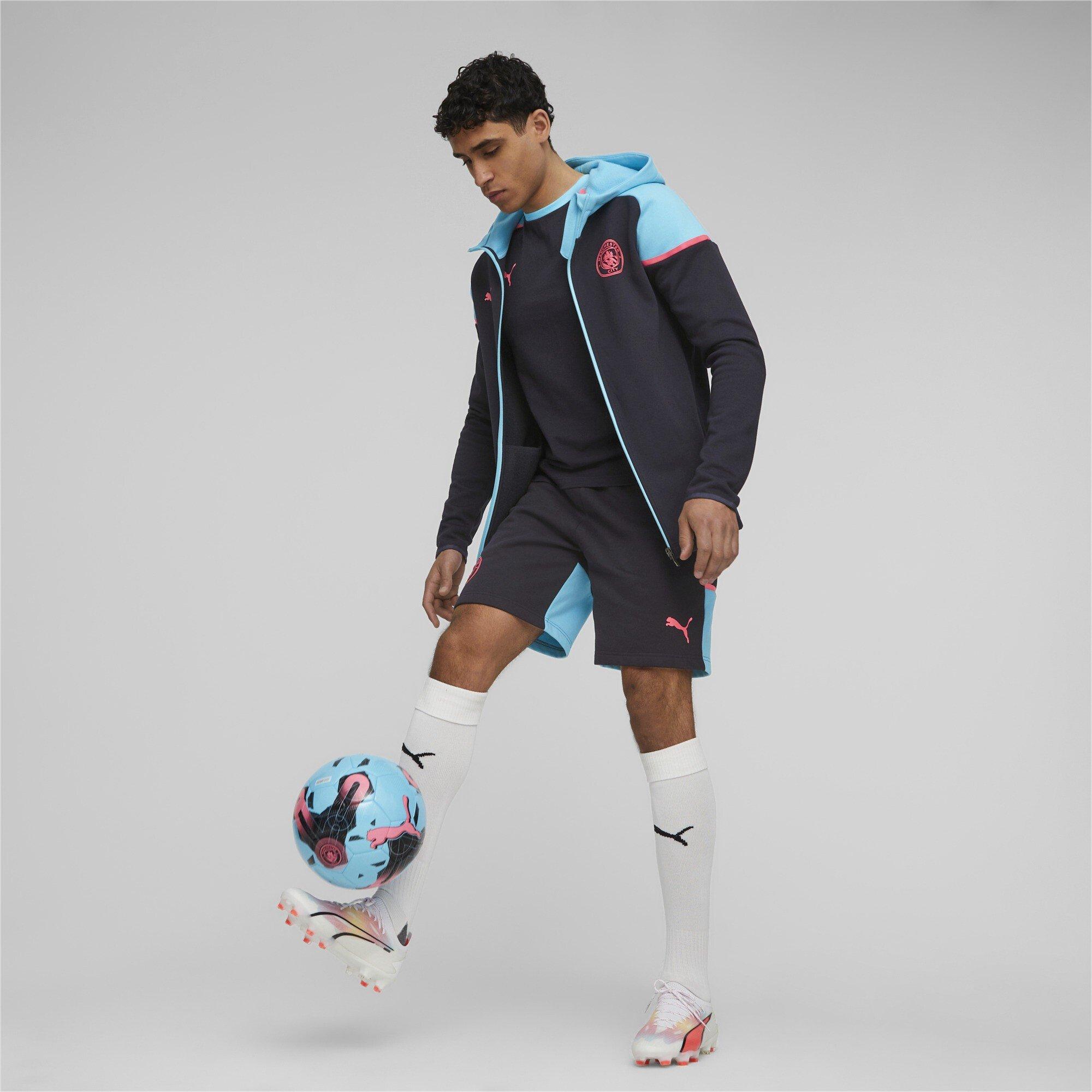 Dark Navy - Puma - Mcfc Casuals Hooded Jkt Hoody Mens - 7