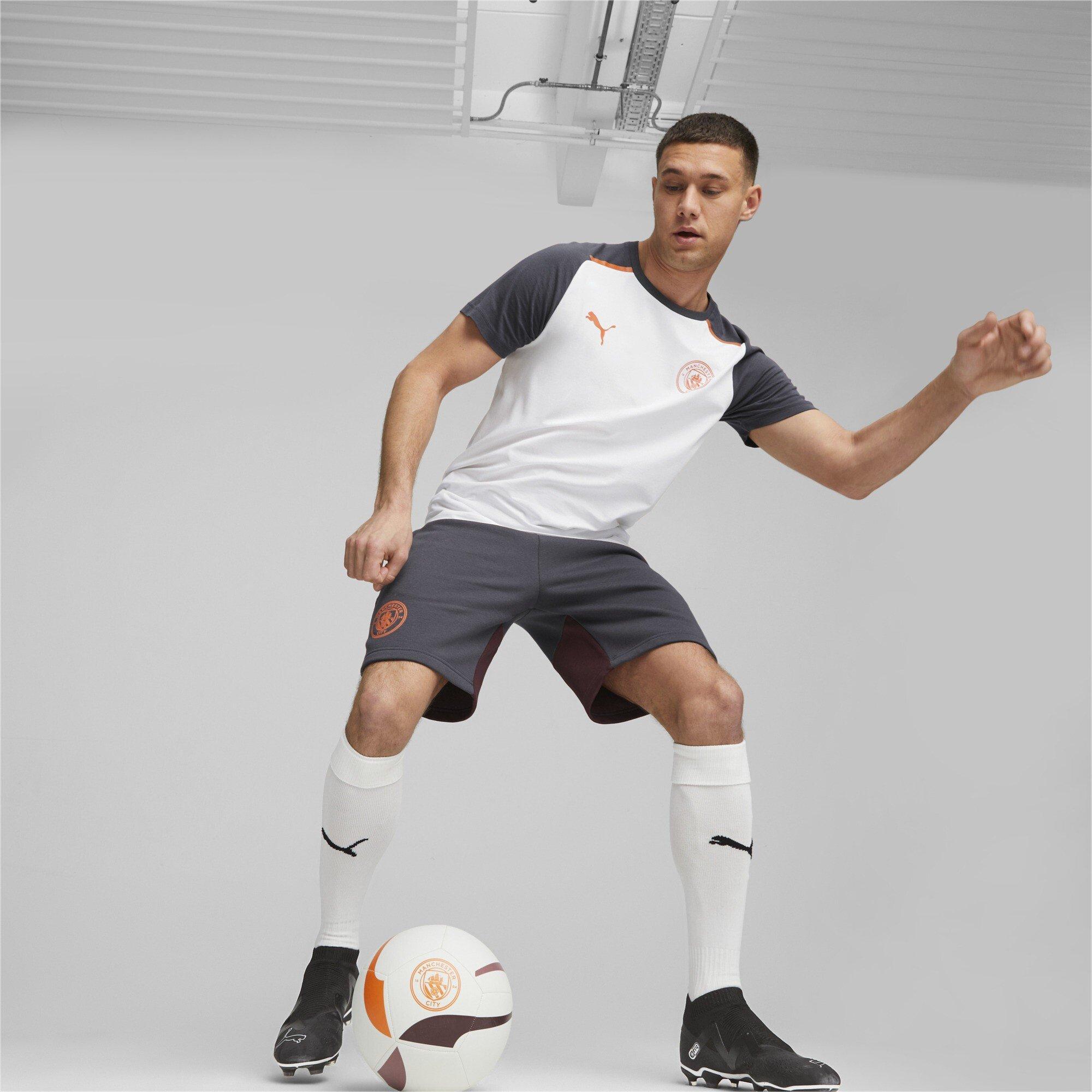 Sterk Grijs - Puma - Mcfc Casuals Shorts Football Short Mens - 7