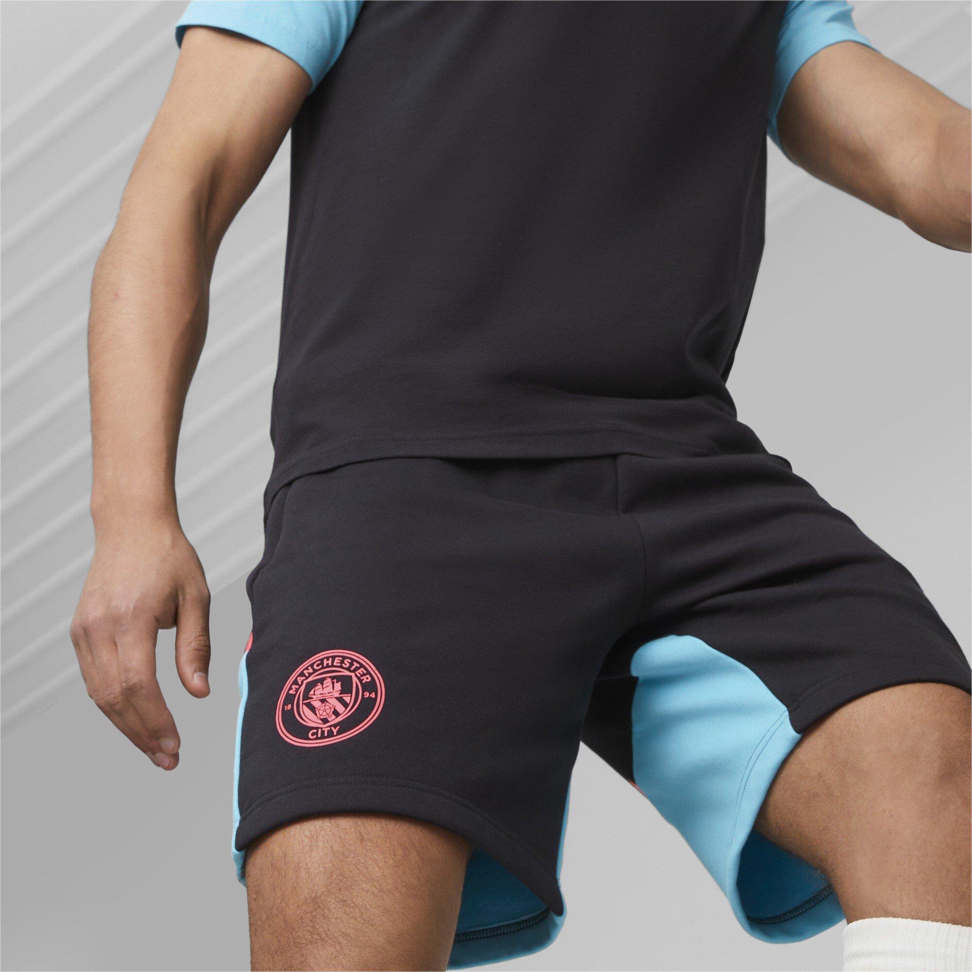 Dark Navy - Puma - Mcfc Casuals Shorts Football Short Mens - 5