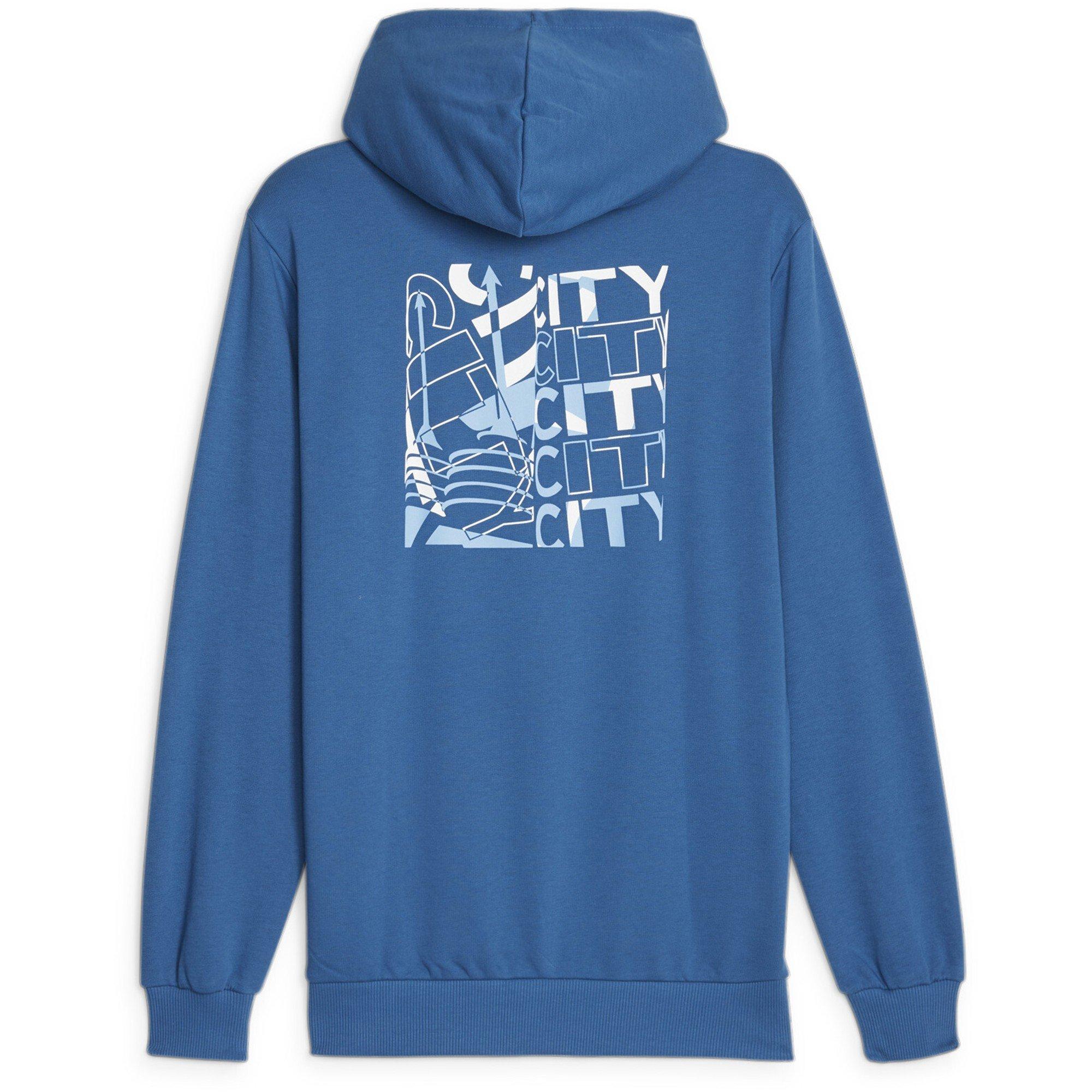 Søblå - Puma - Mcfc Ftblcore Graphic Hoody Mens - 2