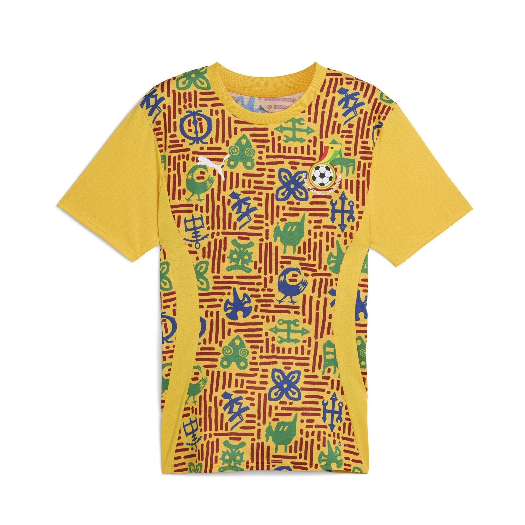 Puma Men's Gfa Premmatch Ss Jersey Football Shirt - Yellow - L