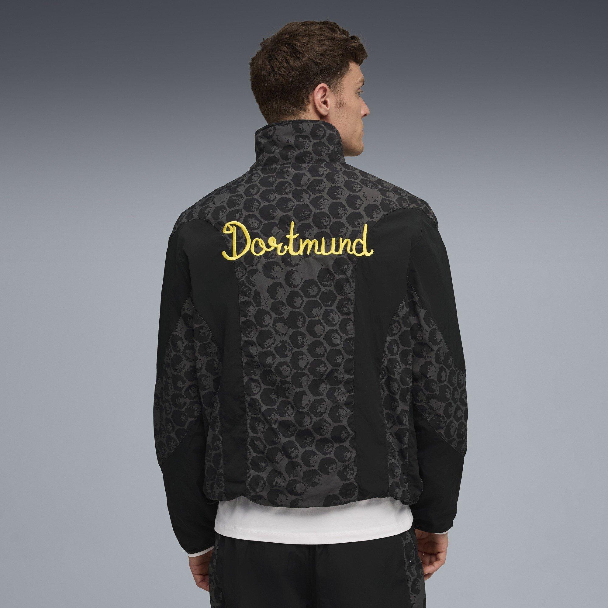 Black/Yellow - Puma - Puma BVB Rvrse Jkt Sn99 - 4