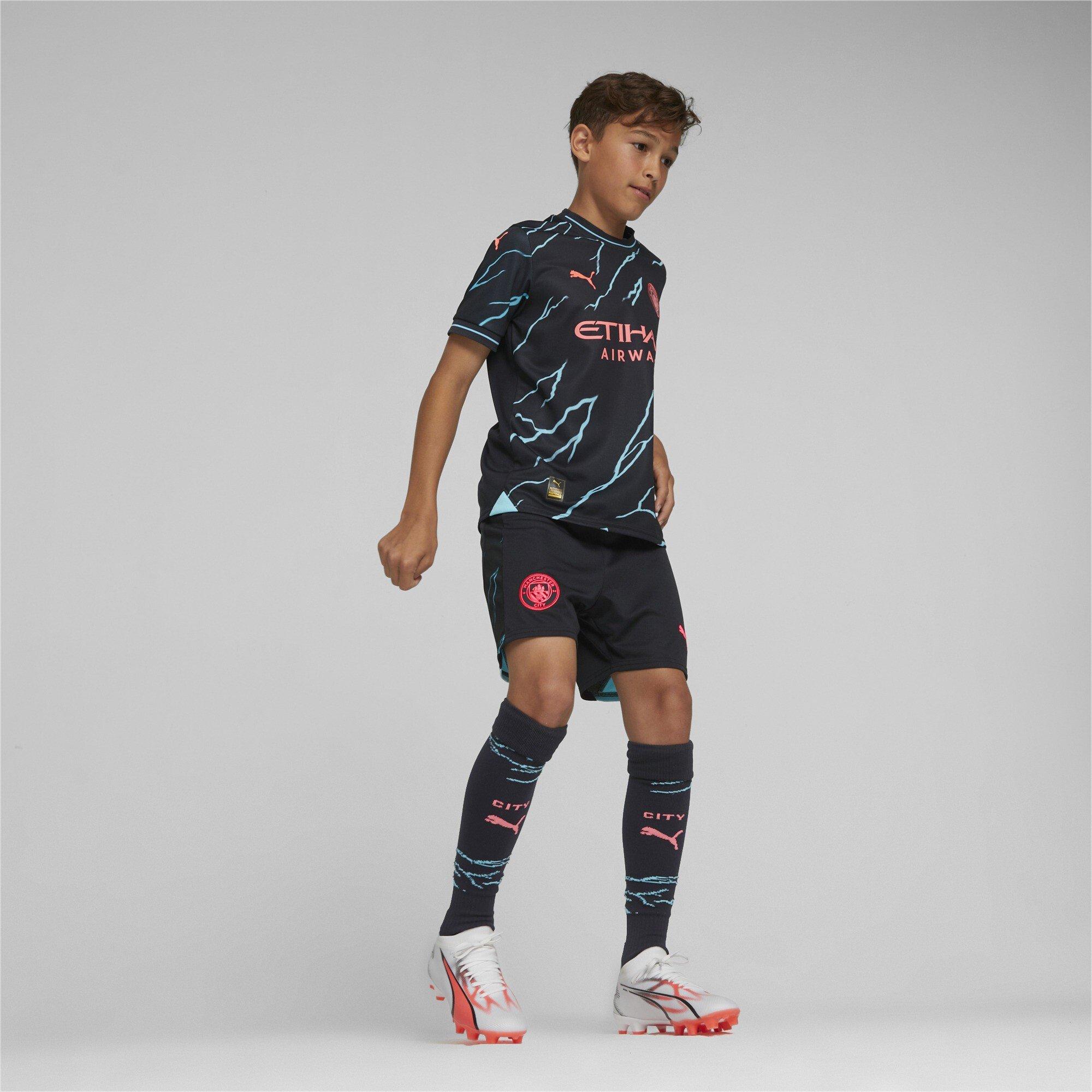 Dark Navy - Puma - Mcfc Shorts Cb Replica Jr Football Short Unisex Kids - 6