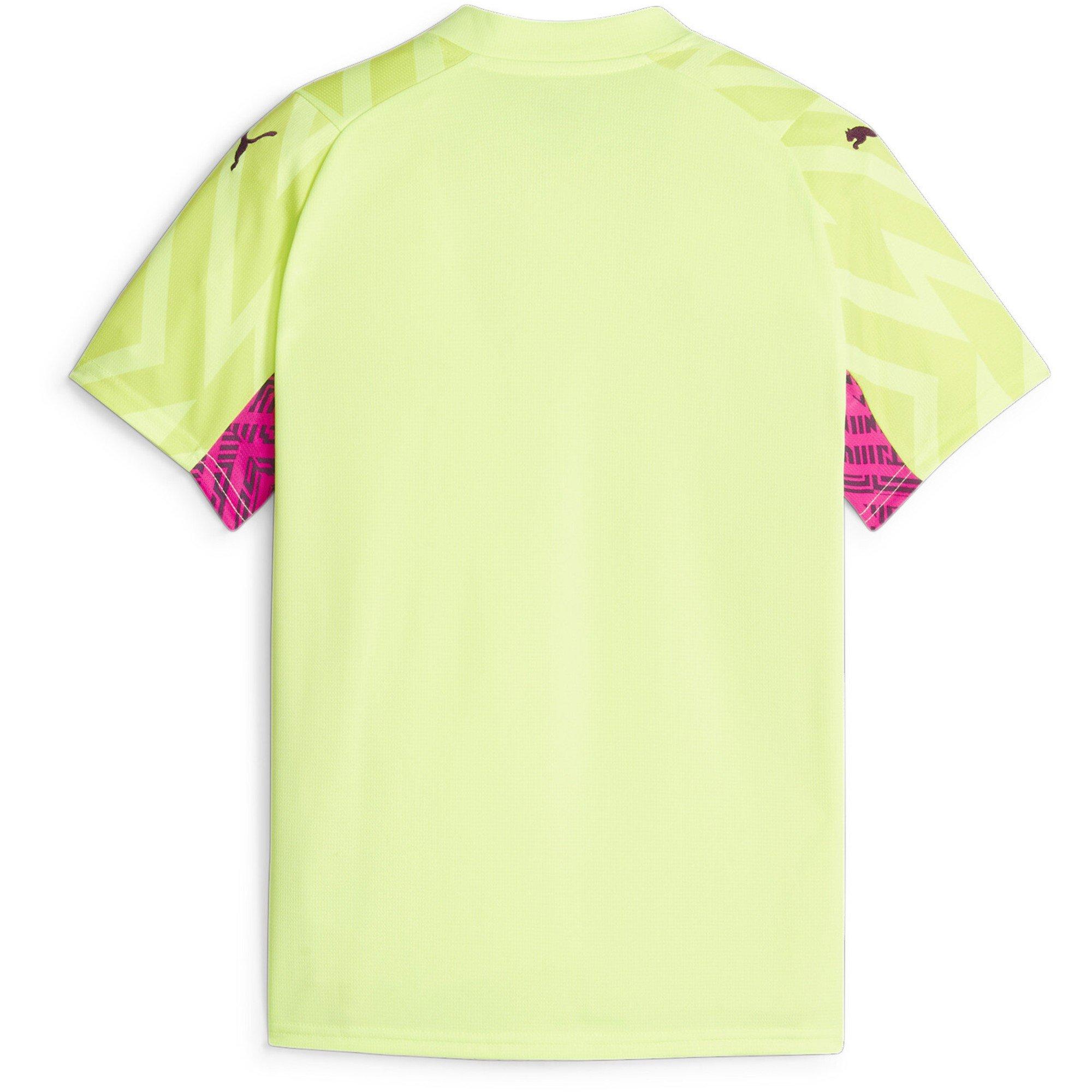 Fast Yellow - Puma - Mcfc Gk Jersey Replica Ss Jr Goalkeeper Top Unisex Kids - 2