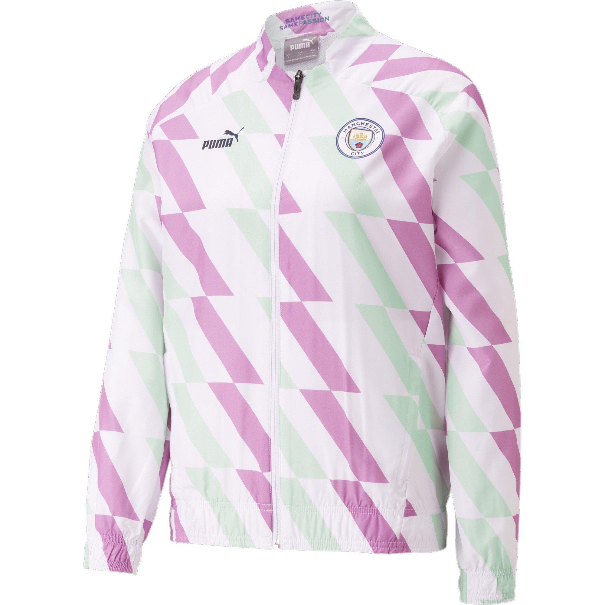 Puma White - Puma - Mcfc Prematch Jacket W T-Shirt Womens - 1