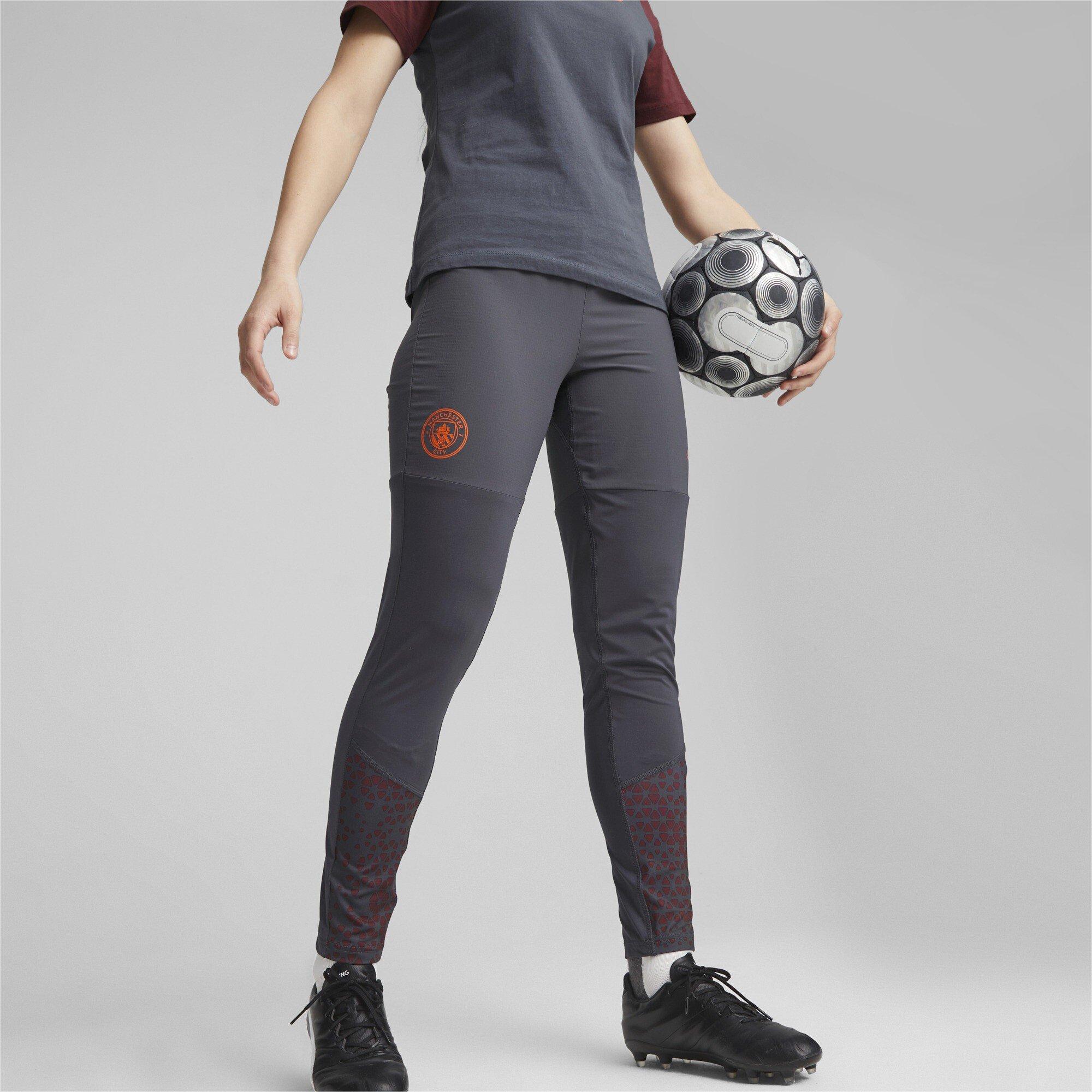 Starkes Grau - Puma - Mcfc Training Pants Pro W W/O Pocket Tracksuit Bottom Womens - 3