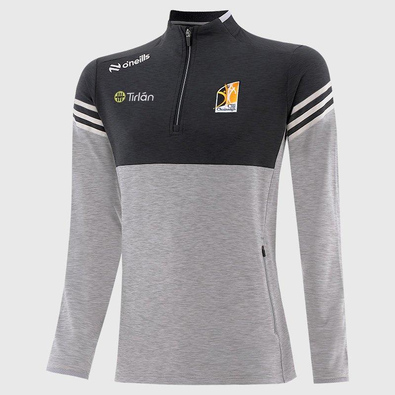 Silver/Blk/Wht - ONeills - Kilkenny Sedona Half Zip Top Senior - 1
