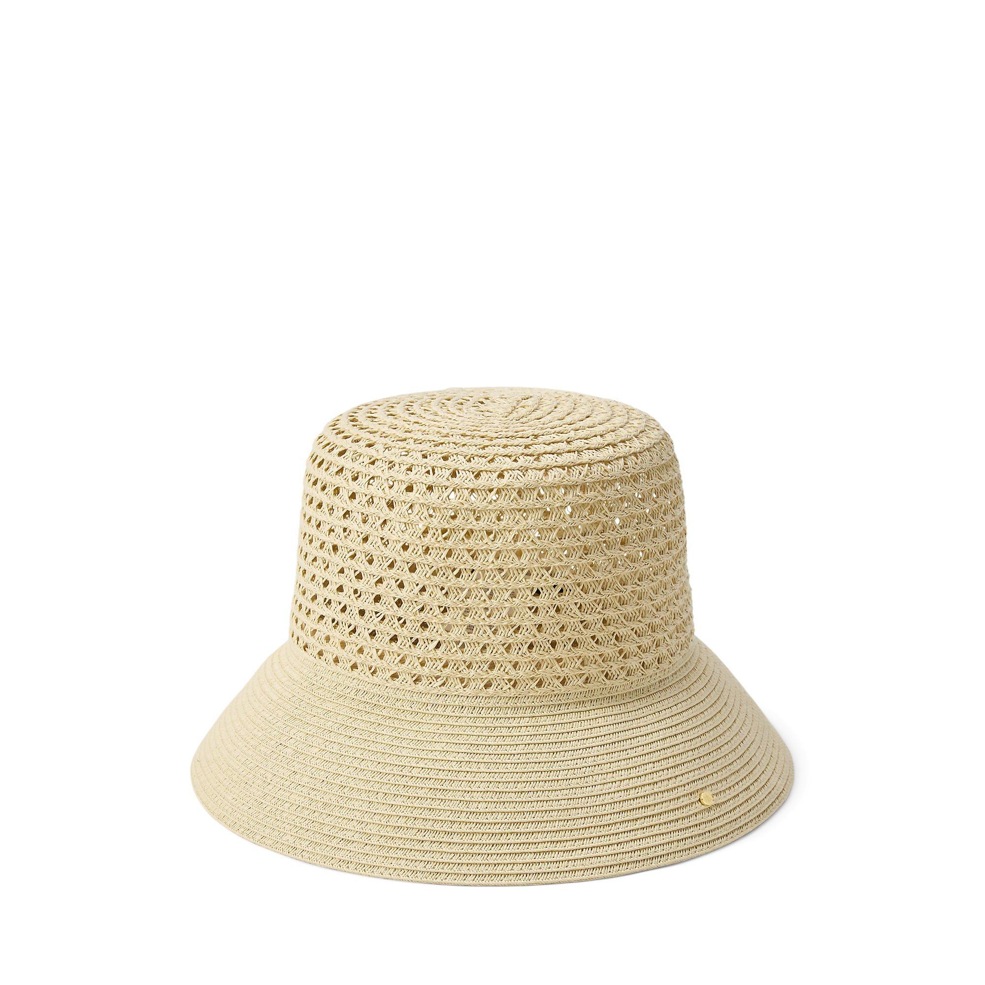 Lauren By Ralph Lauren Women's Woven Bucket Hat - Natural - Ladies